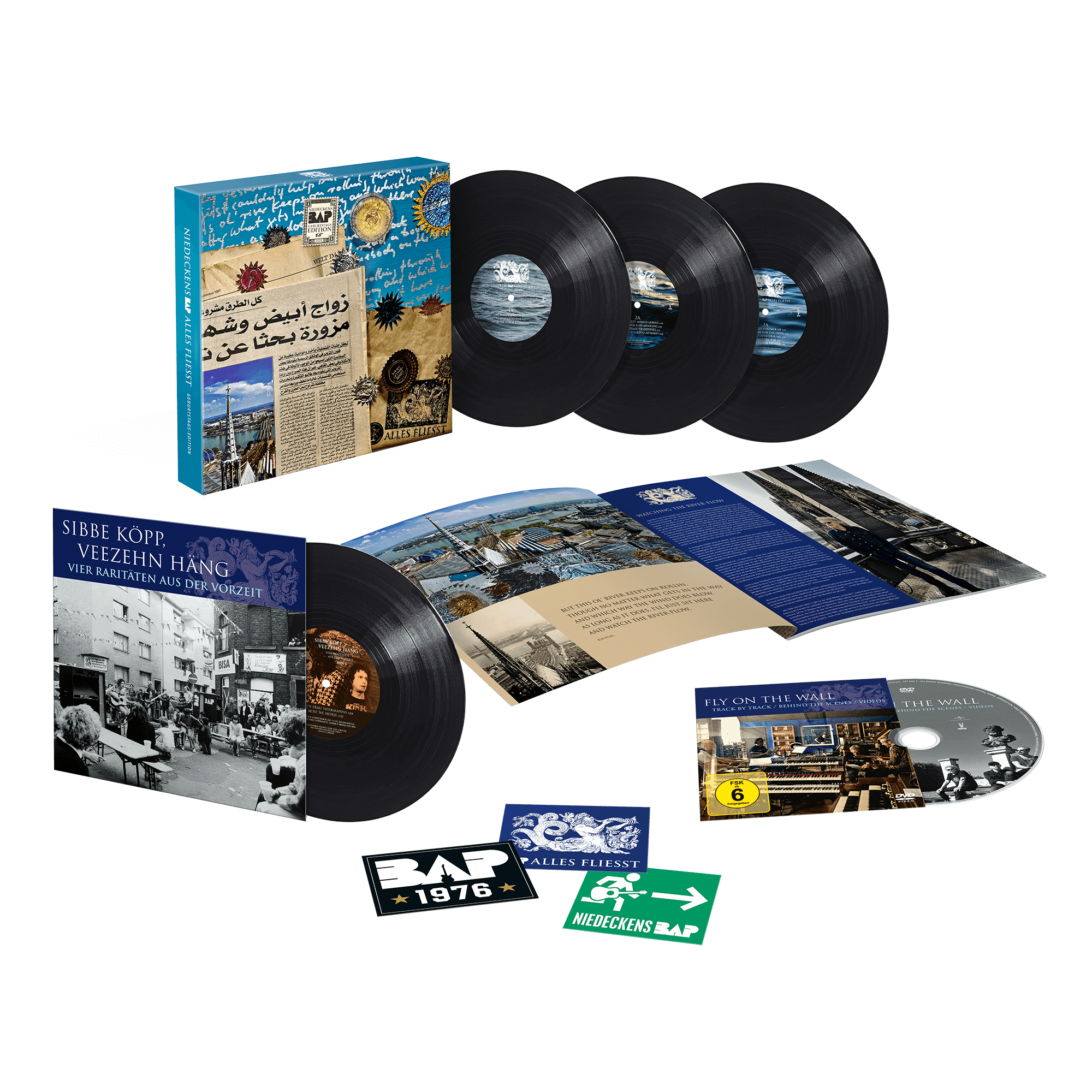 Niedeckens BAP Alles Fliesst - Geburtstagsedition (Ltd. Vinyl) 3LP + 10'' + DVD 145826