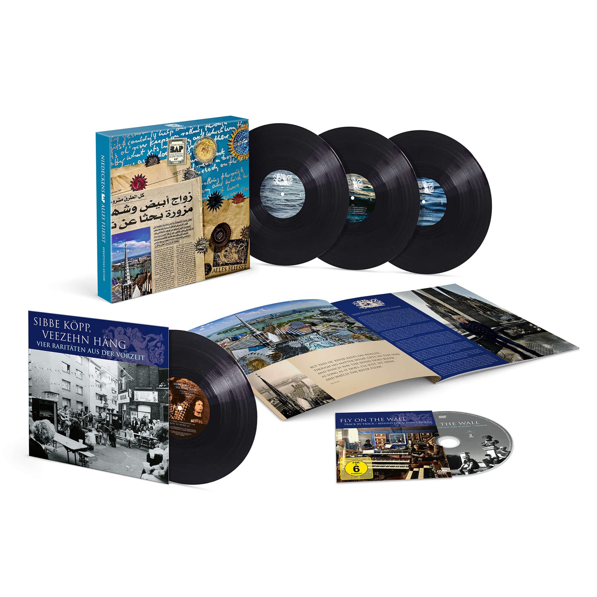 Niedeckens BAP Alles Fliesst - Geburtstagsedition (Ltd. Vinyl) 3LP + 10'' + DVD 145875