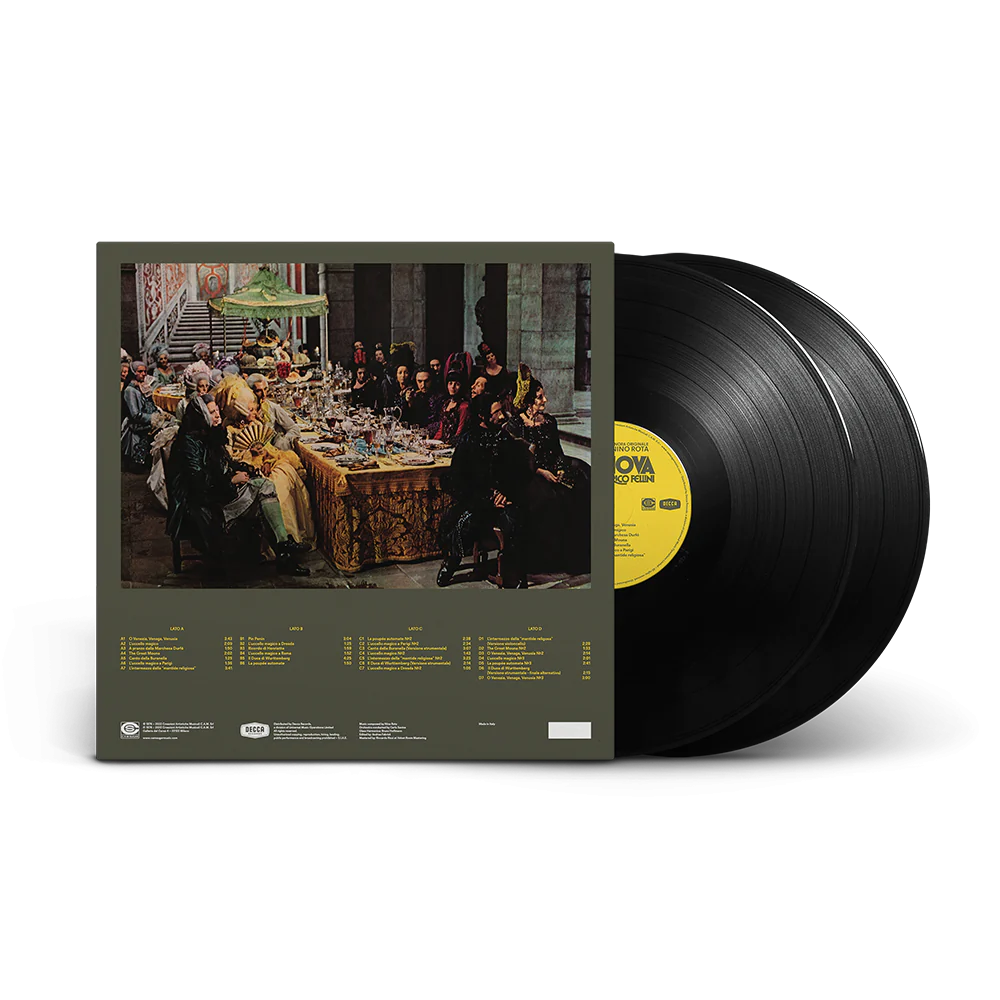 Nino Rota Il Casanova di Federico Fellini 2 Vinyl 278028