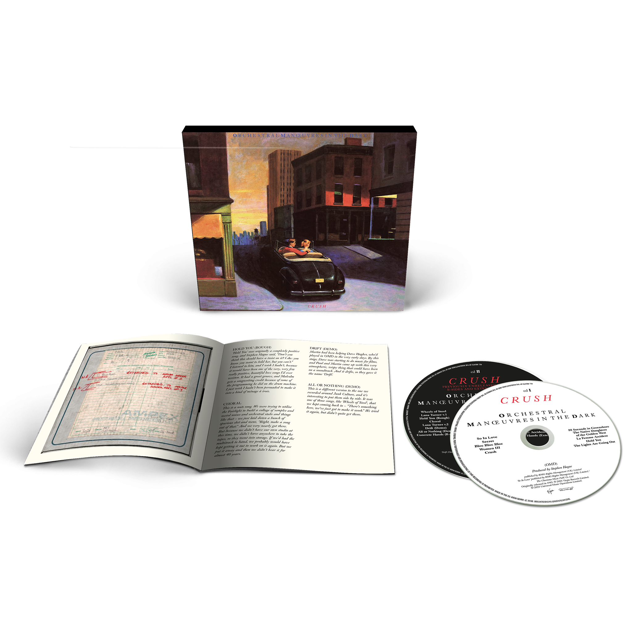 OMD Crush (40th Anniversary Deluxe) 2CD 417064