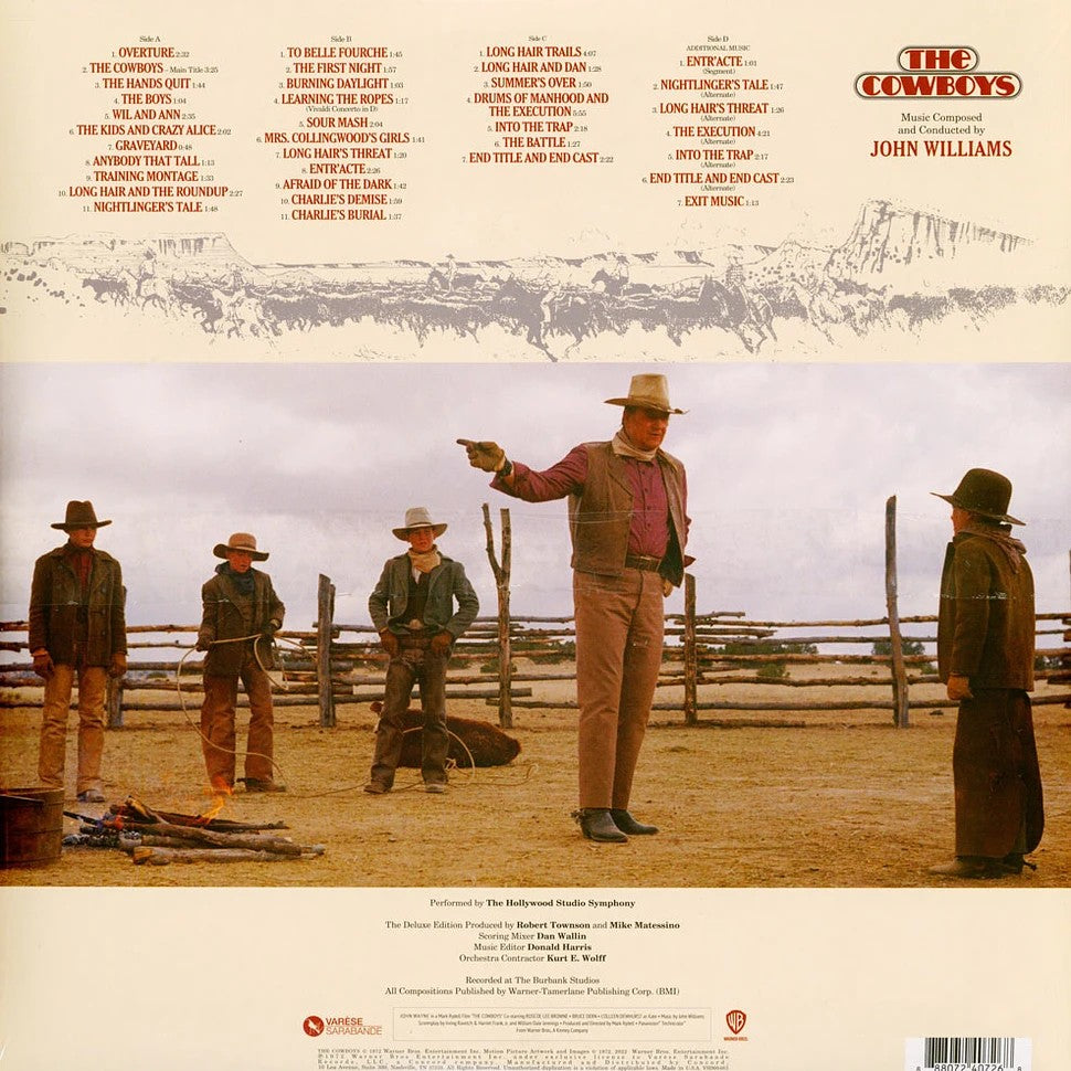 OST/Williams,John OST - The Cowboys (Ltd. Edition) Gold Vinyl 2LP - RSD Black Friday 2022 423782