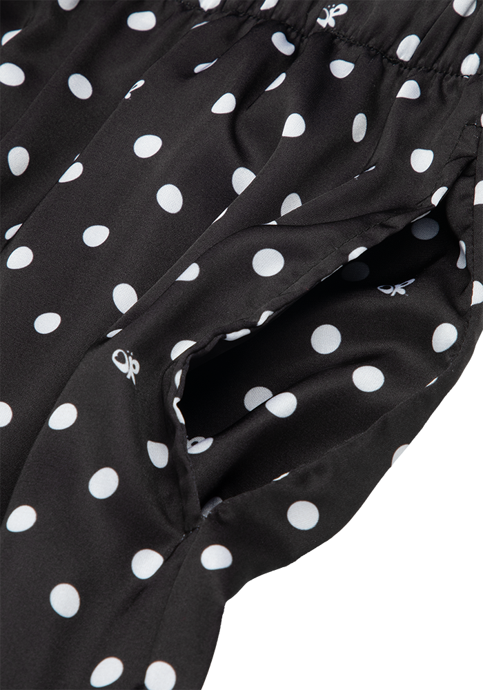 Olivia Rodrigo Black Polka Dot OR Pajama + Sleepmask Set Pyjama 429434