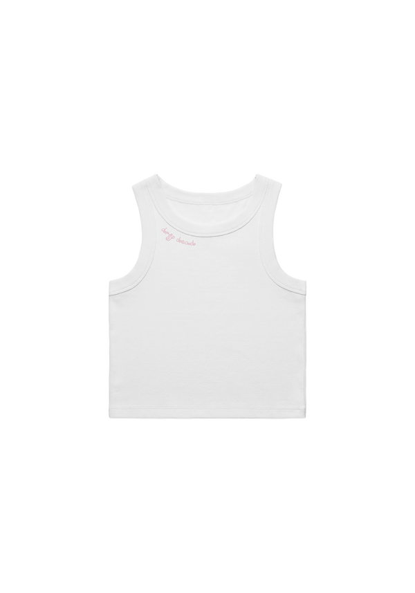 Olivia Rodrigo - drop dead embroidered women's crop tank (Tank-Tops)