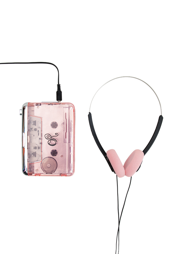 Olivia Rodrigo - logo portable cassette player and headphones set (Kassettenspieler und Kopfhörer Set)