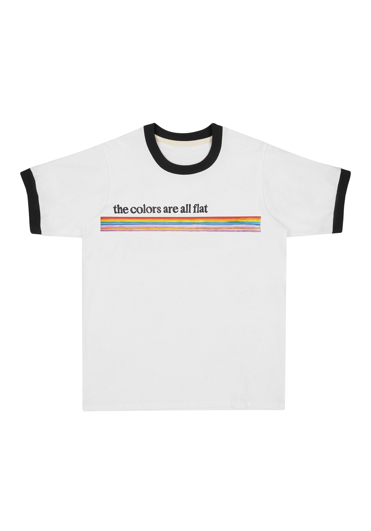 Olivia Rodrigo the colors are all flat ringer t-shirt T-Shirt 459921