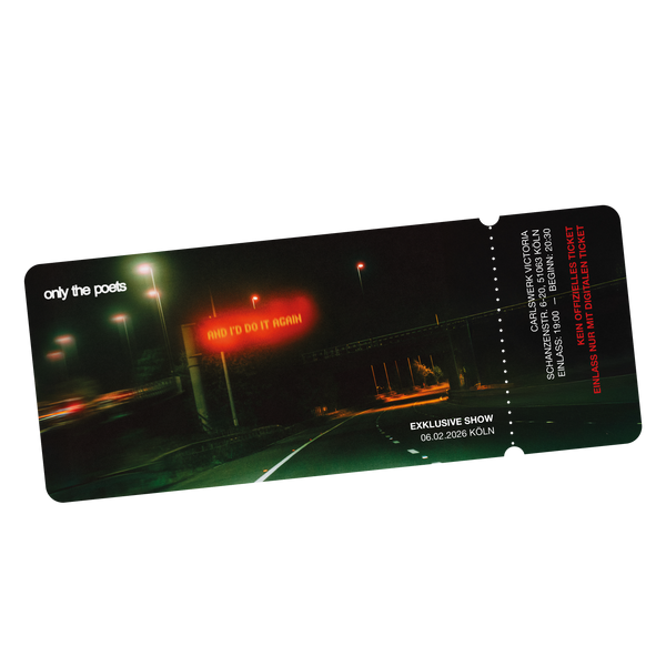 Only The Poets - Releasekonzert 