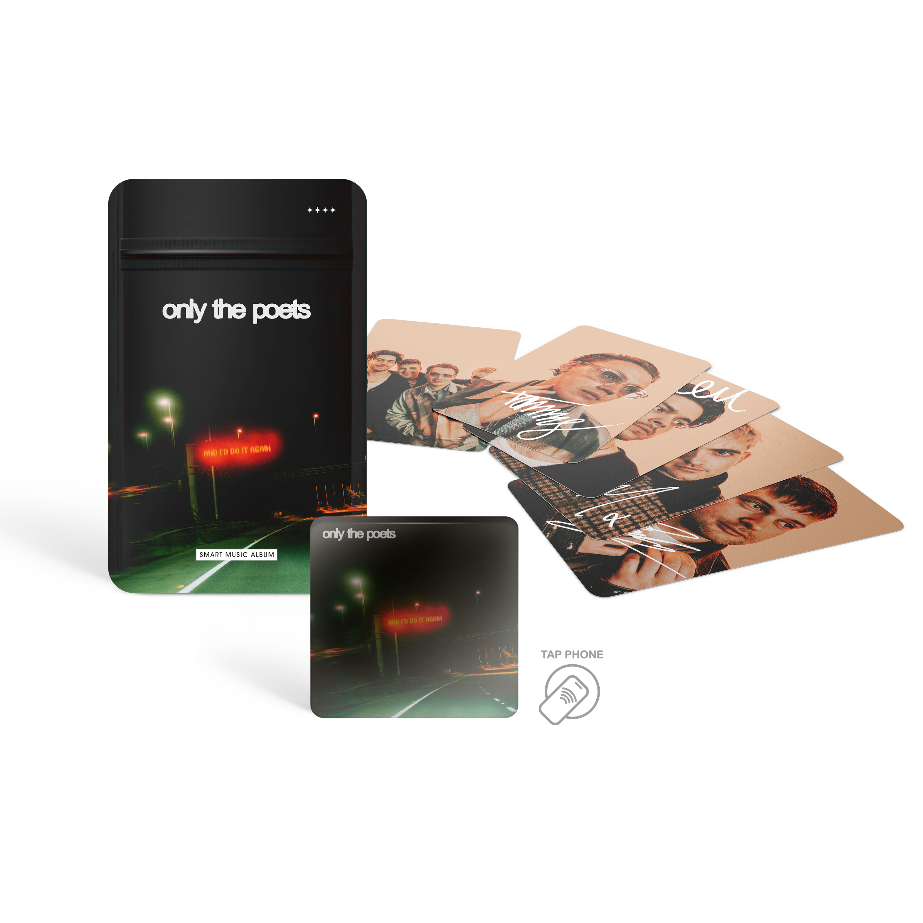 Only The Poets and i'd do it again Smart Music Album + Signed Artcards 430880