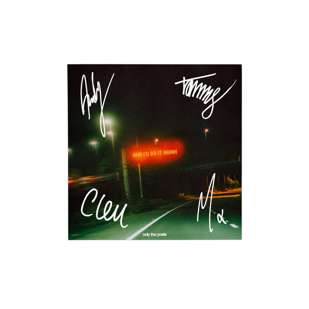 Only The Poets and i'd do it again Store Exclusive Colour Vinyl + Signed Artcard 419596