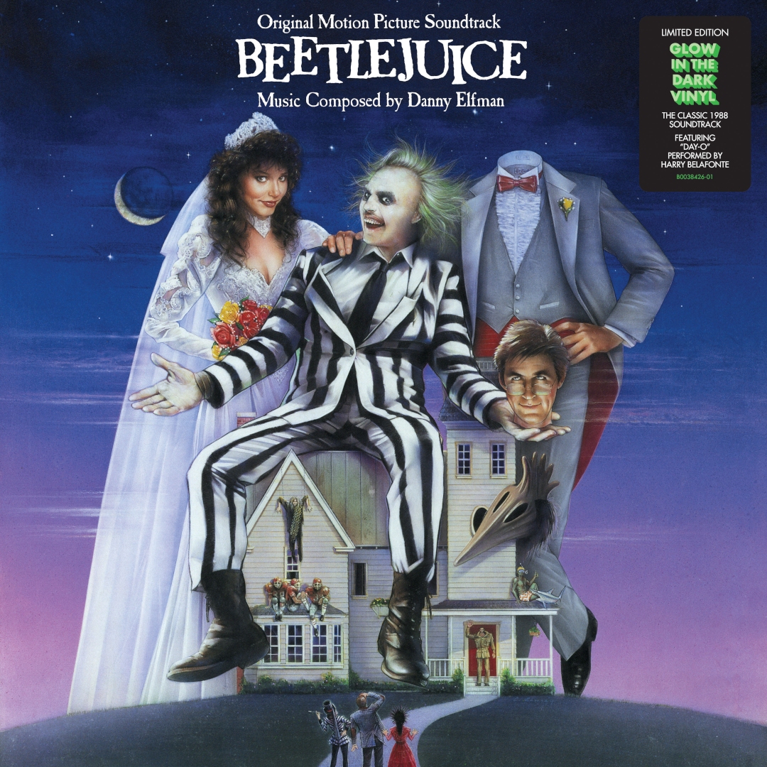 Original Soundtrack BEETLEJUICE - Original Motion Picture Soundtrack - Music by Danny Elfman LP - Exclusive Limited Glow In The Dark Vinyl 331256