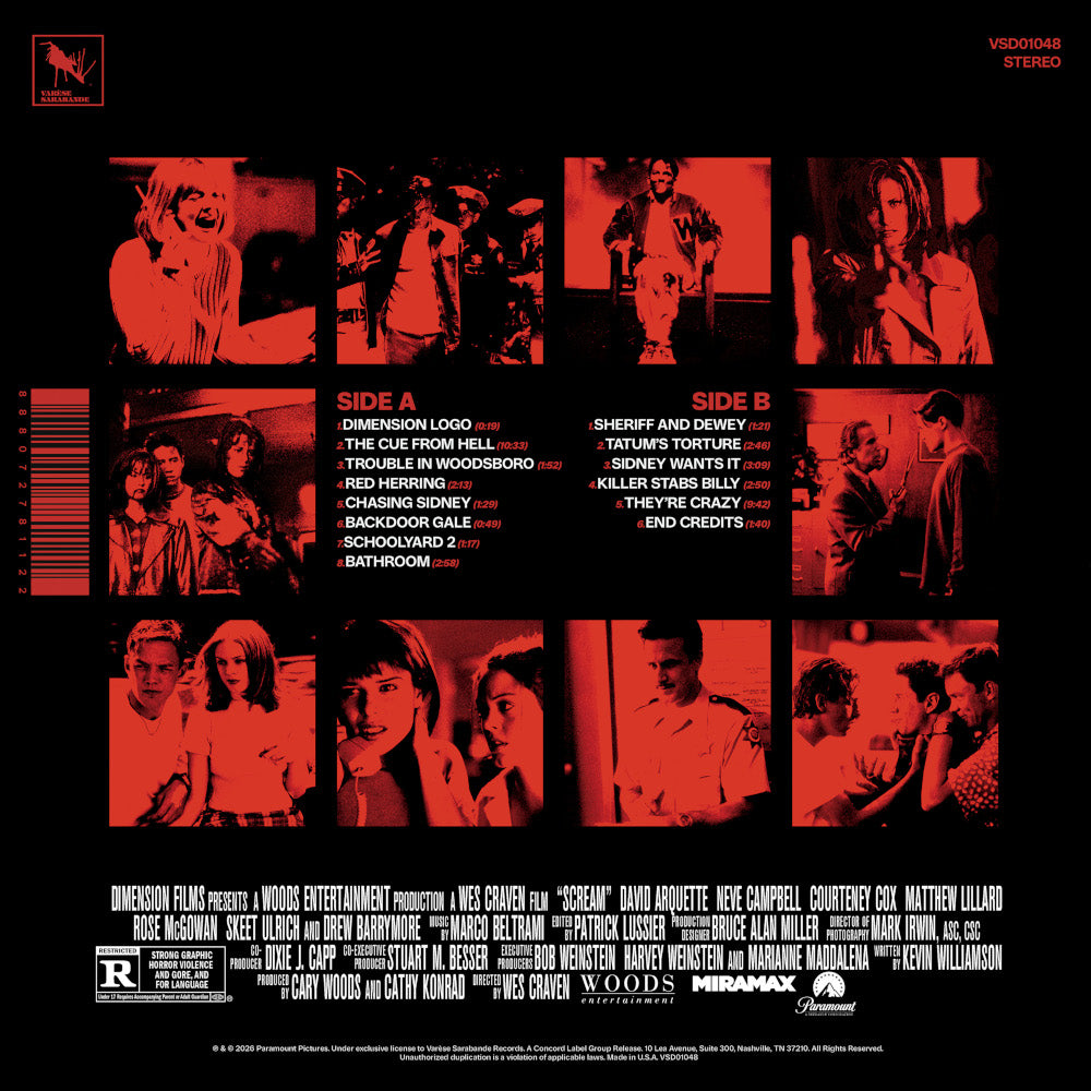 Original Soundtrack Scream (Original Motion Picture Score / 30th Anniversary Edition) Rote Vinyl LP 452797