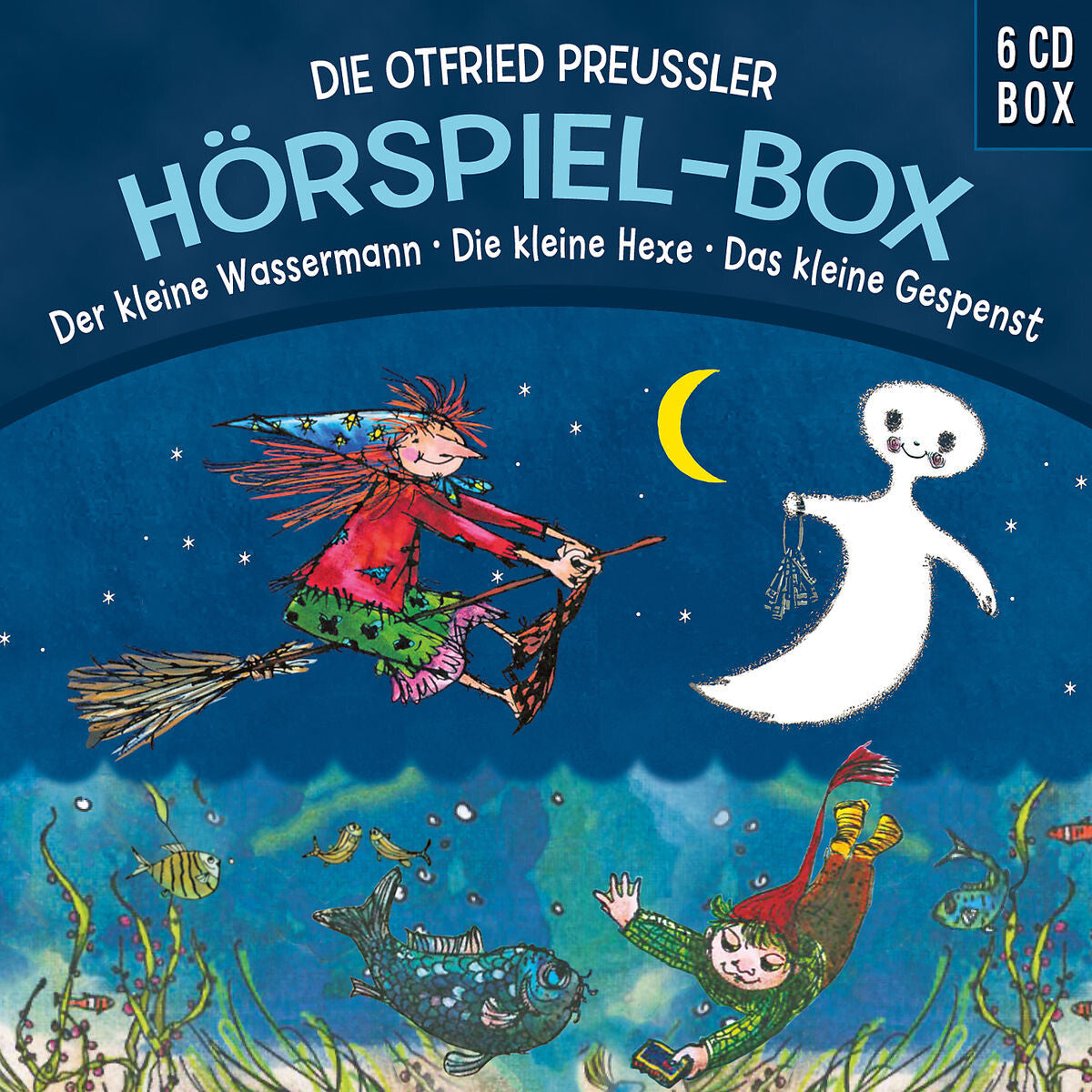 Otfried Preußler Die Otfried-Preußler-Hörspielbox (Hexe/Gespenst/Wassermann) 6CD 309101