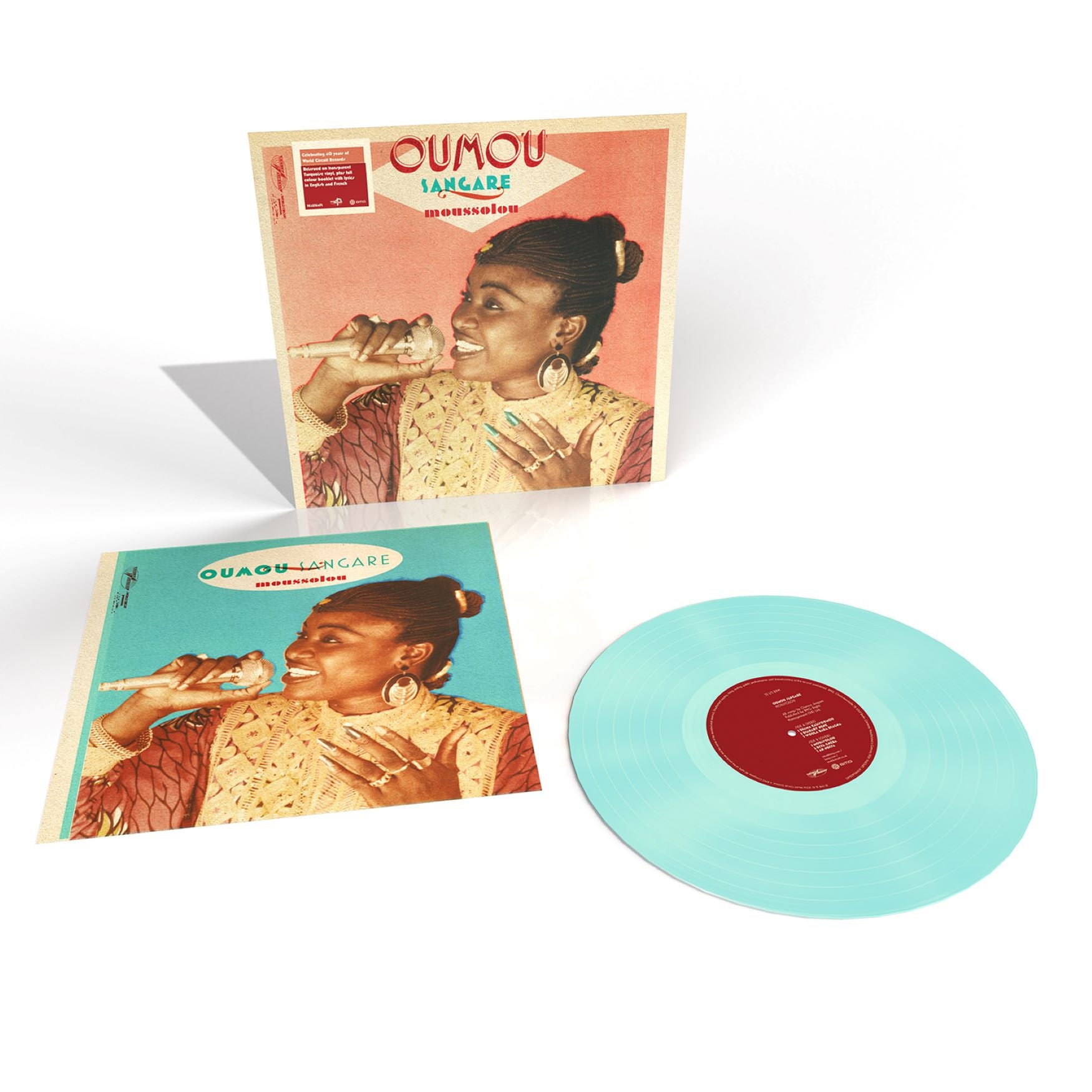 Oumou Sangaré Moussolou Transparent Turquoise LP 454057