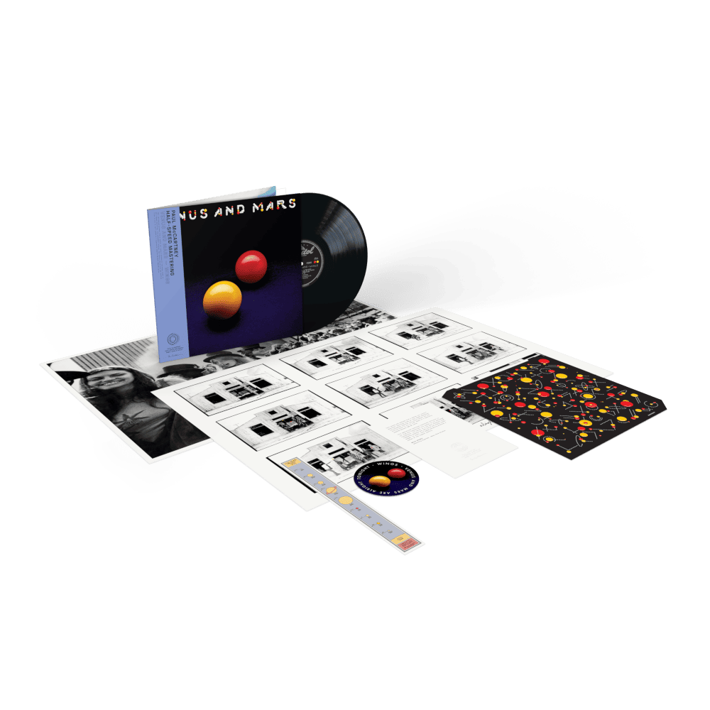 Paul McCartney & Wings Venus and Mars (50th Anniversary Half Speed Master) Vinyl LP & It's All Balls T-Shirt 395363