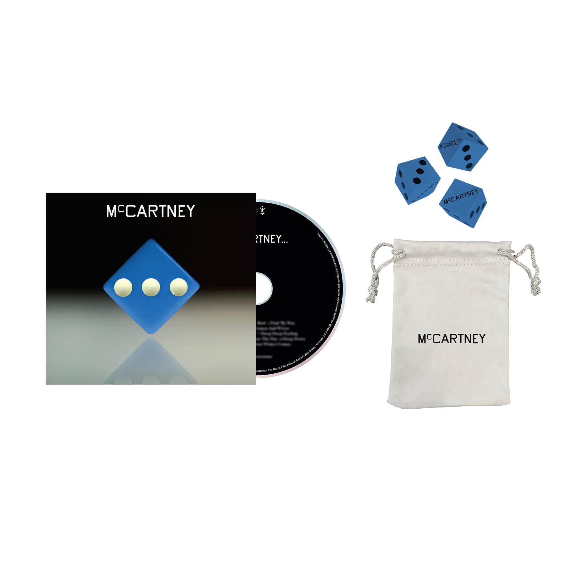 Paul McCartney III (Deluxe Edition Blue Cover CD + Dice Set) CD + Dice Set 151713