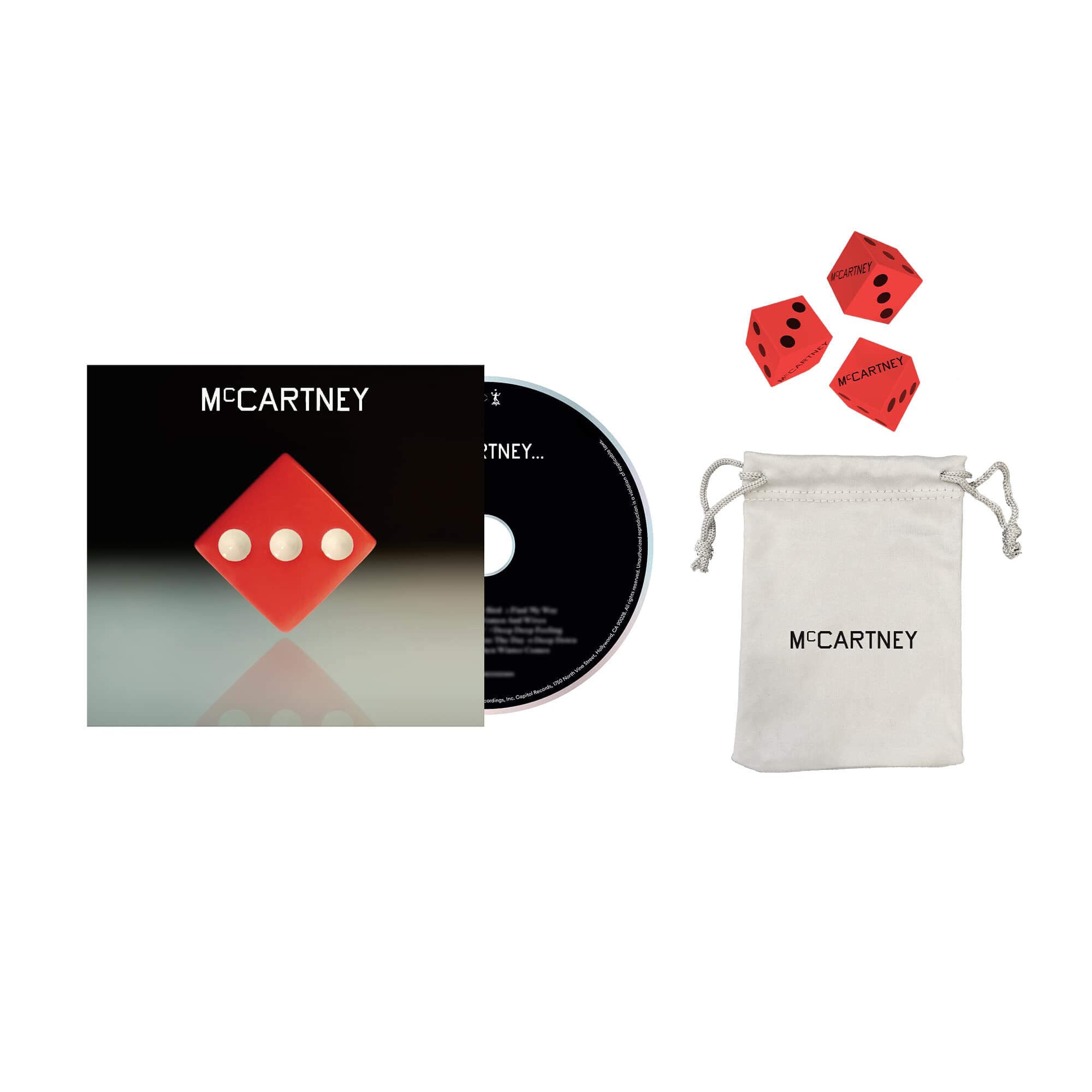 Paul McCartney III (Deluxe Edition Red Cover CD + Dice Set) CD + Dice Set 151692