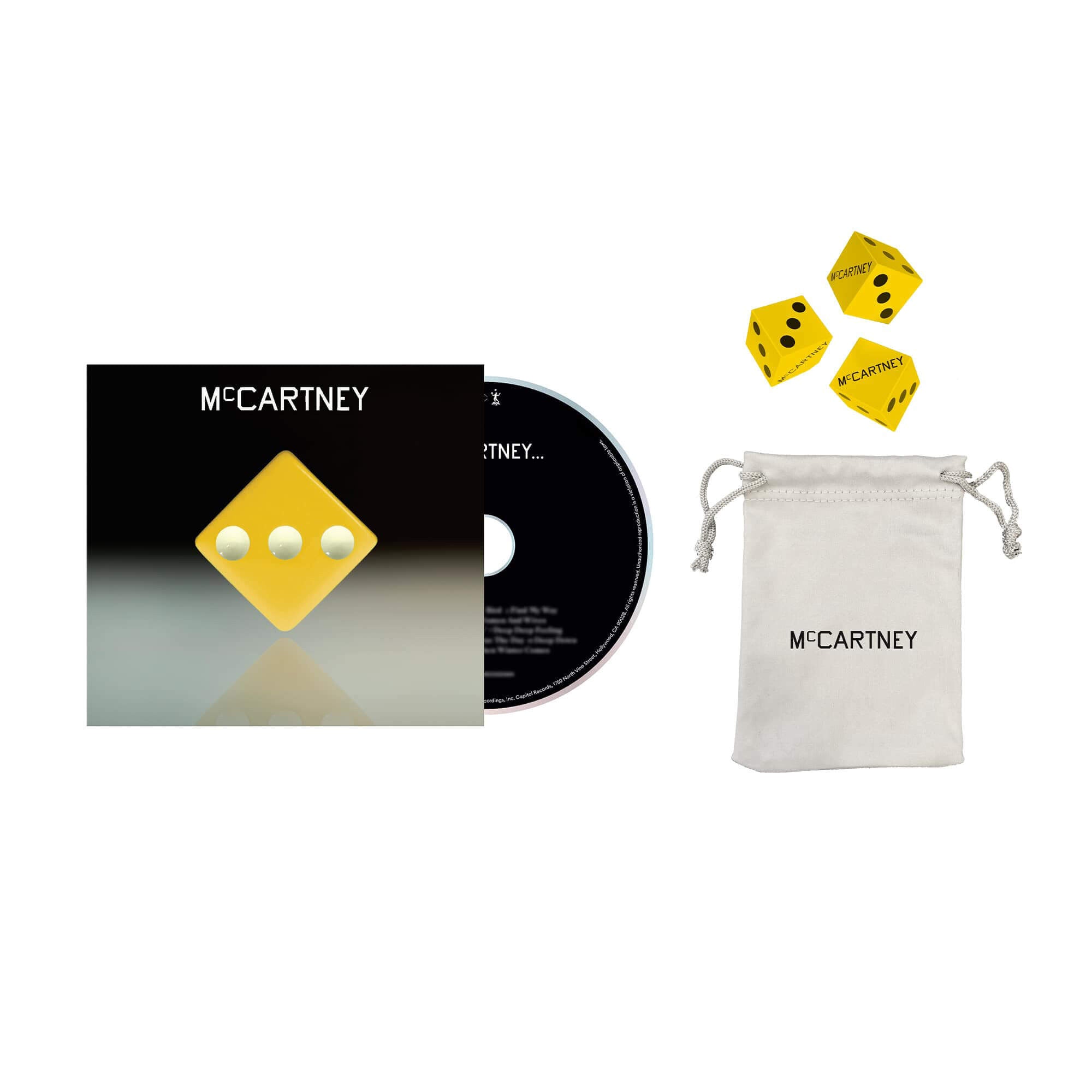 Paul McCartney III (Deluxe Edition Yellow Cover CD + Dice Set) CD + Dice Set 151727