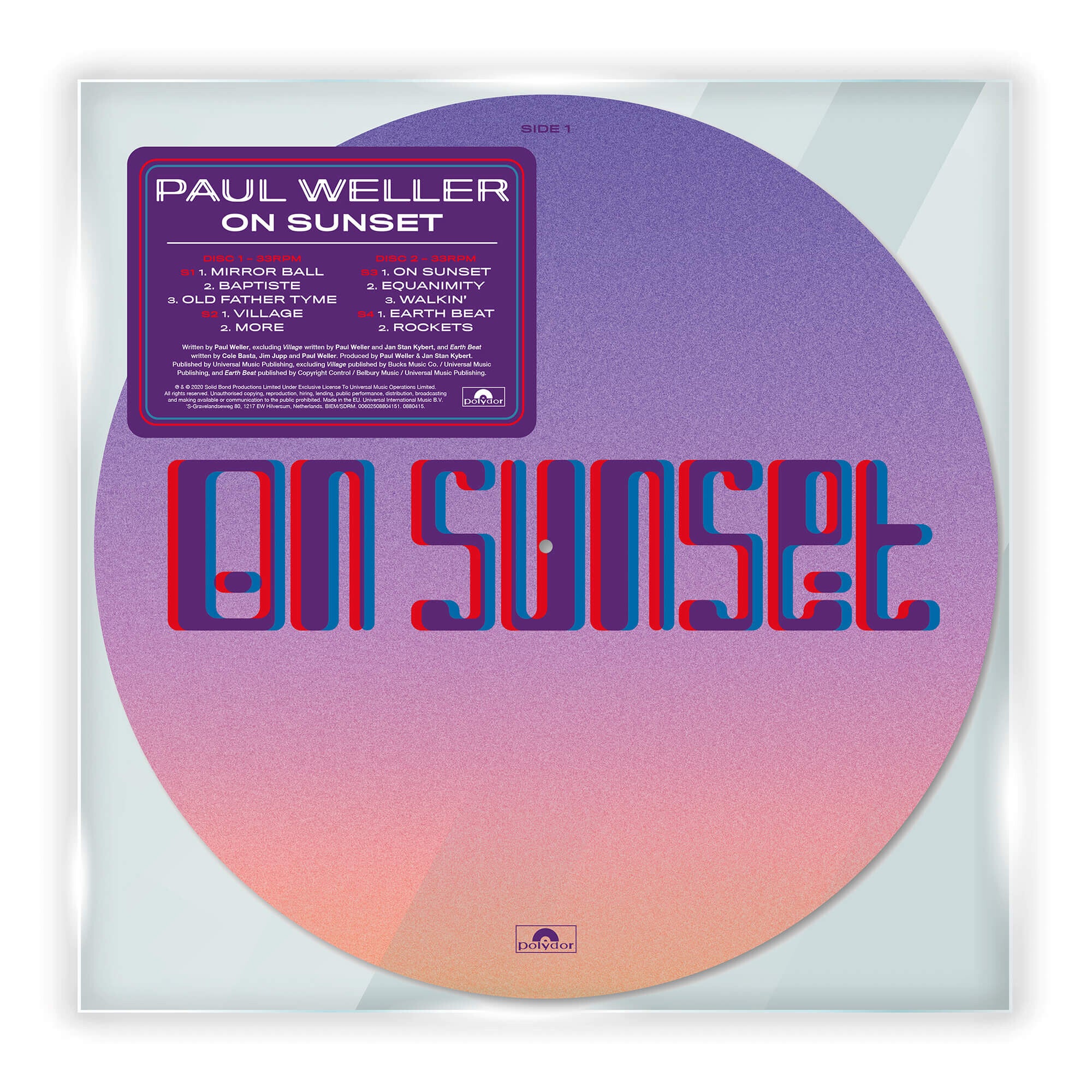 Paul Weller On Sunset (Ltd. Picture Disc) LP 152168