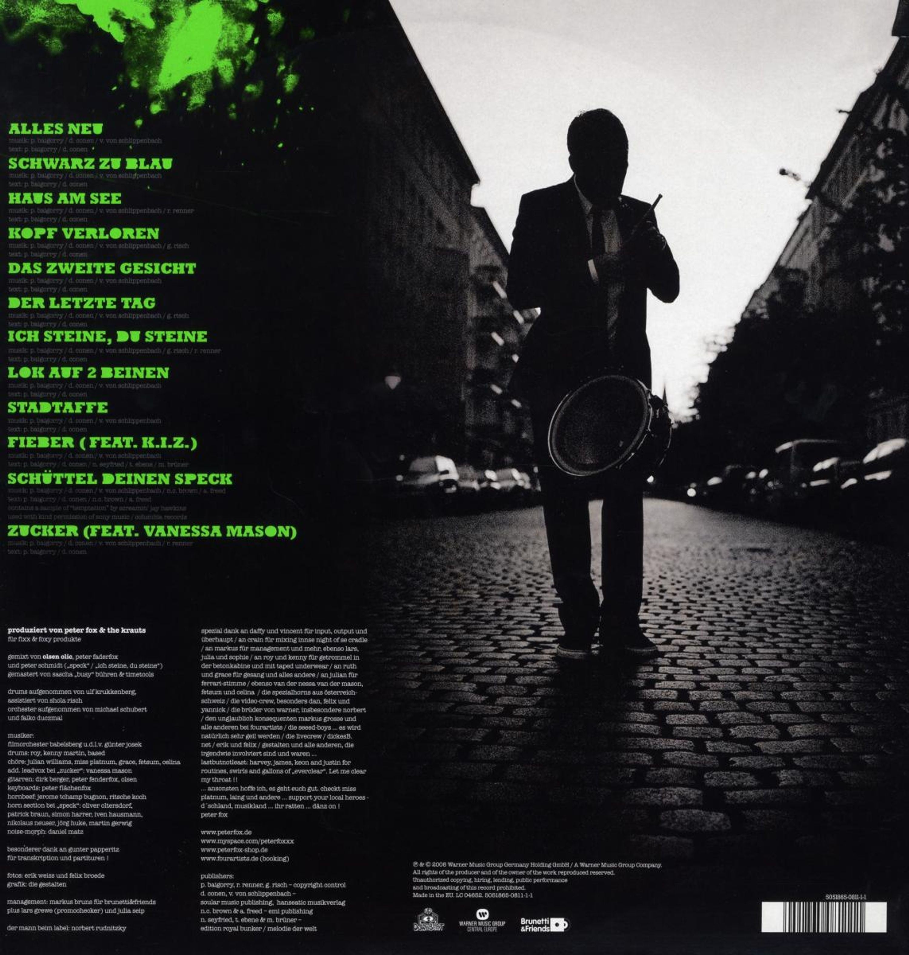 Peter Fox Stadtaffe Black Vinyl 2LP 425612