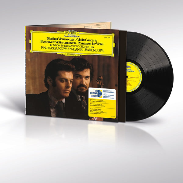 Pinchas Zukerman, Daniel Barenboim, London Philharmonic Orchestra - Sibelius: Violinkonzert in D Minor, Op. 47 / Beethoven: Violinromanzen Nr. 1 & 2 (Original Source Vinyl)