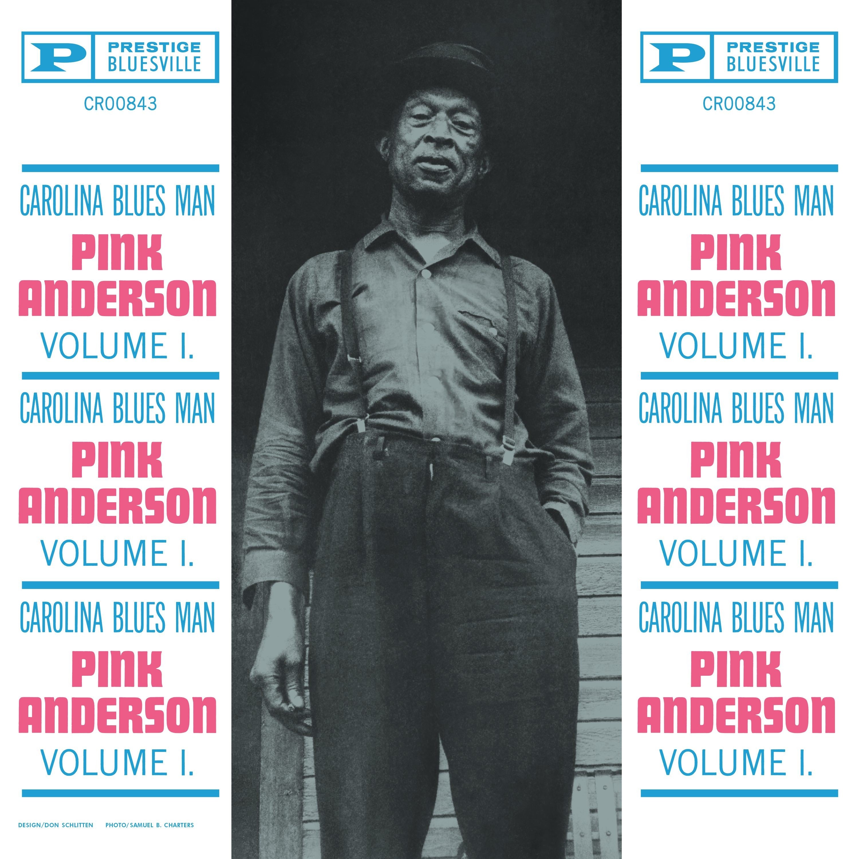 Pink Anderson Vol. 1: Carolina Blues Man (Bluesville Acoustic Sounds Series) Vinyl LP 419390
