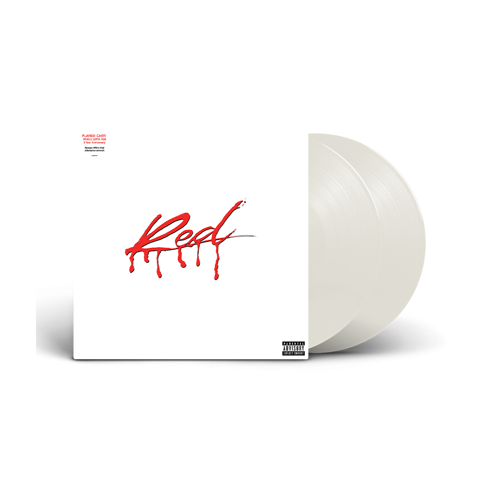 Playboi Carti Whole Lotta Red (5 Year Anniversary Edition)  White Opaque  2LP Vinyl 431016