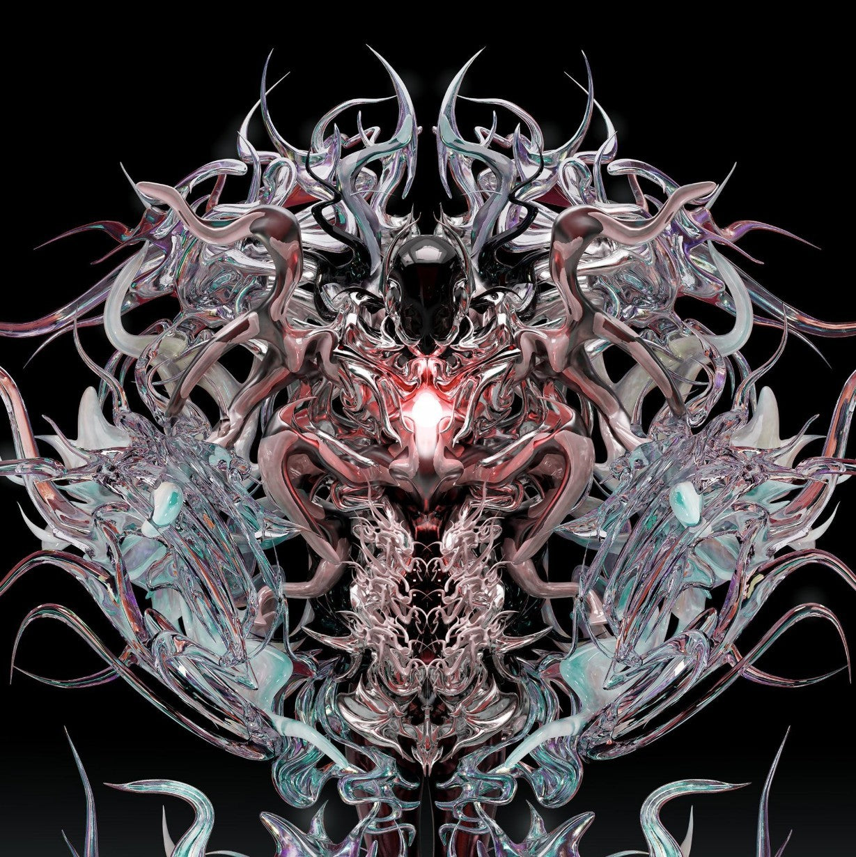 Polyphia Remember That You Will Die Red, Black, With Blue Splatter LP 432951