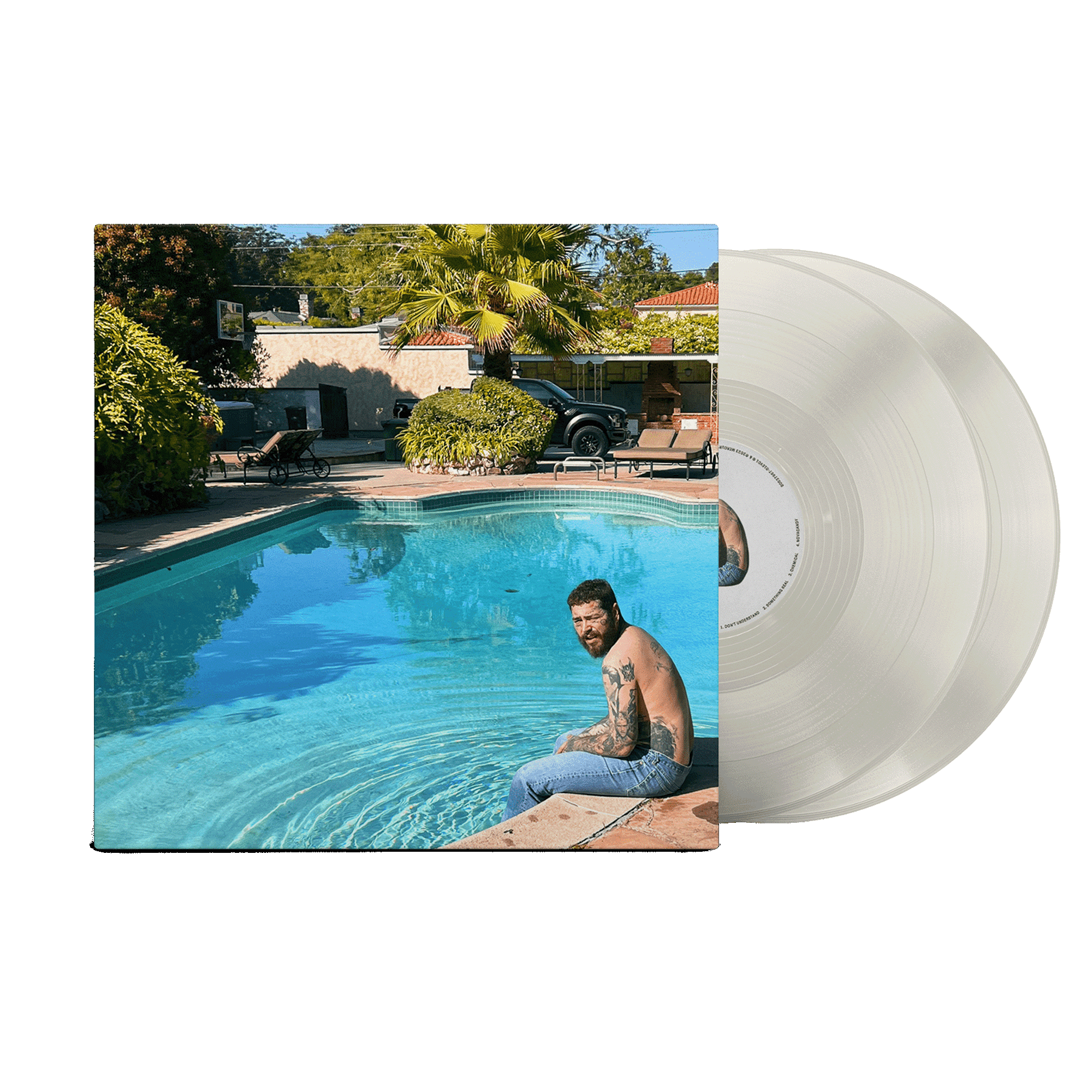 Post Malone AUSTIN Milky Clear Webstore Exclusive 2LP 311852