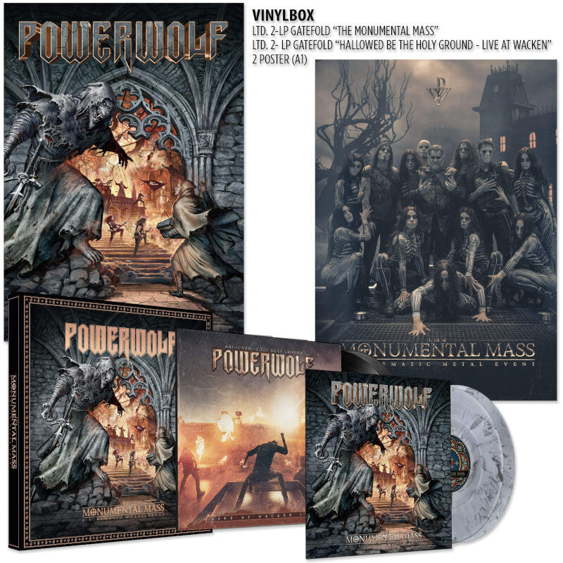 Powerwolf The Monumental Mass: A Cinematic Metal Event Exclusive 4LP Box 153953