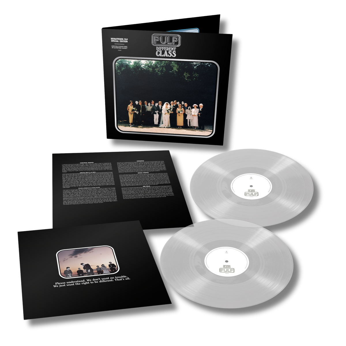 Pulp Different Class Ultra Clear Vinyl 2LP  460055