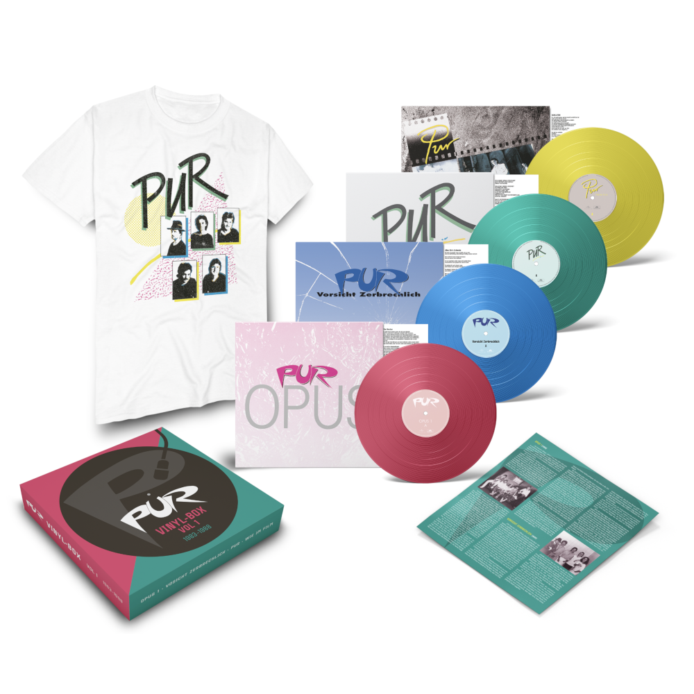 Pur PUR Vinyl-Box Vol. 1 Exclusive Limited Coloured 4LP Box + T-Shirt 335033