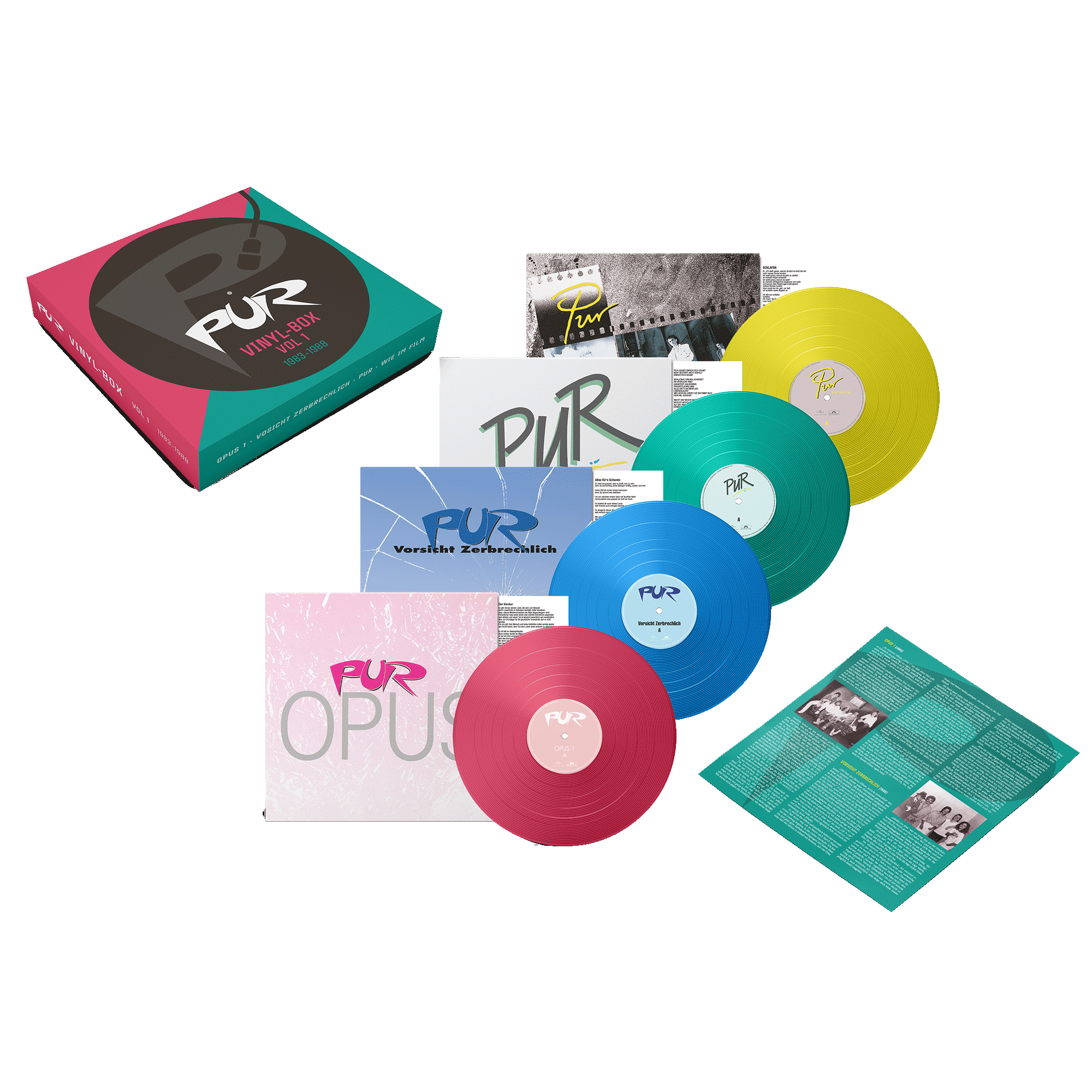 Pur PUR Vinyl-Box Vol. 1 Limited Coloured 4LP Box 338089