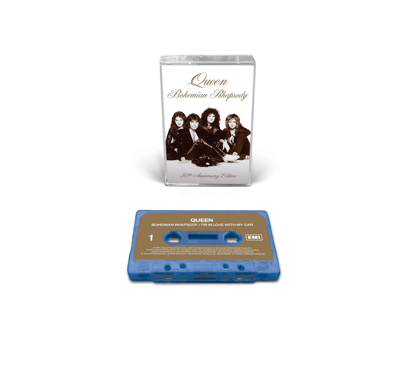 Queen Bohemian Rhapsody 50th Anniversary Cassette Single 421800