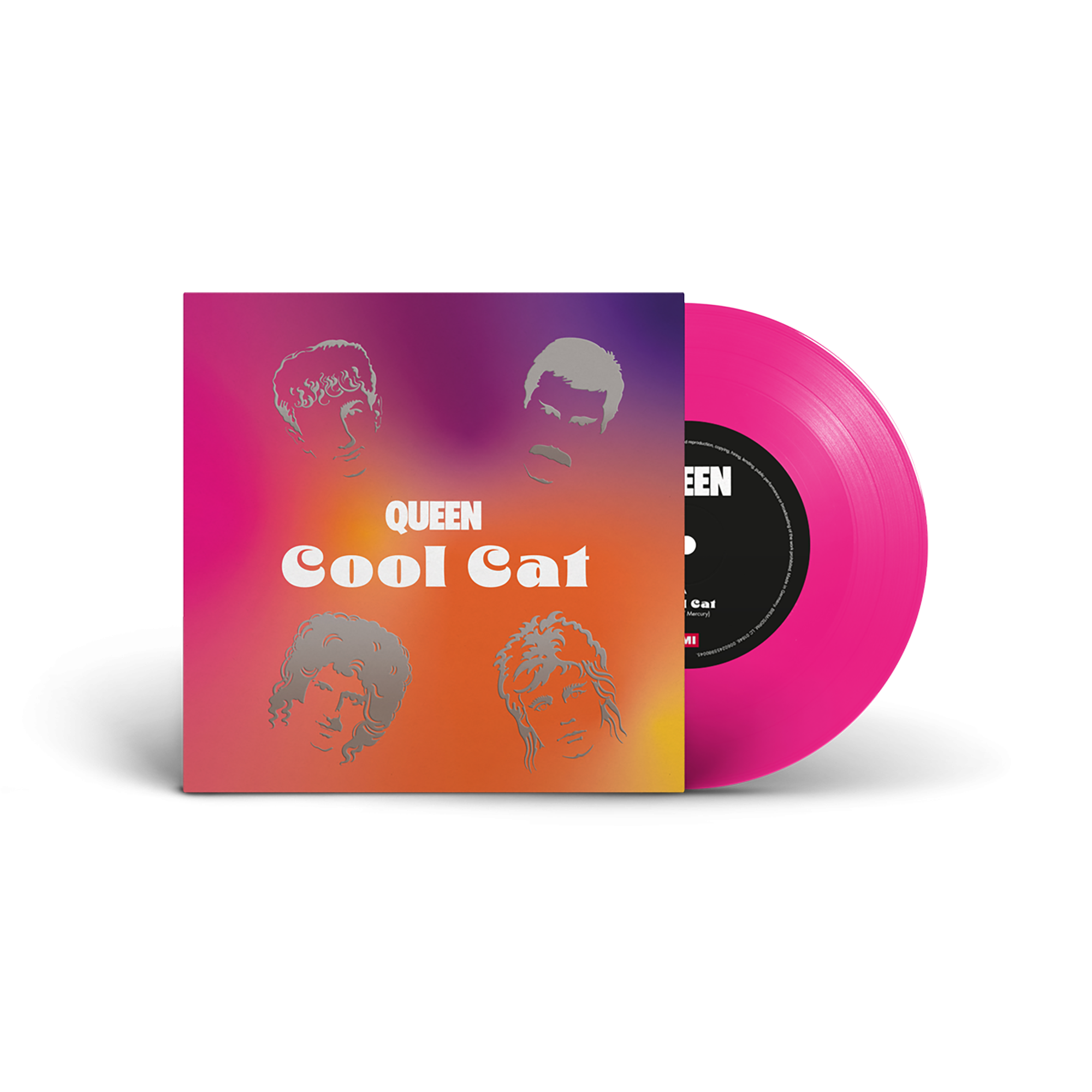 Queen Cool Cat 7" Pink Colored Vinyl 359059