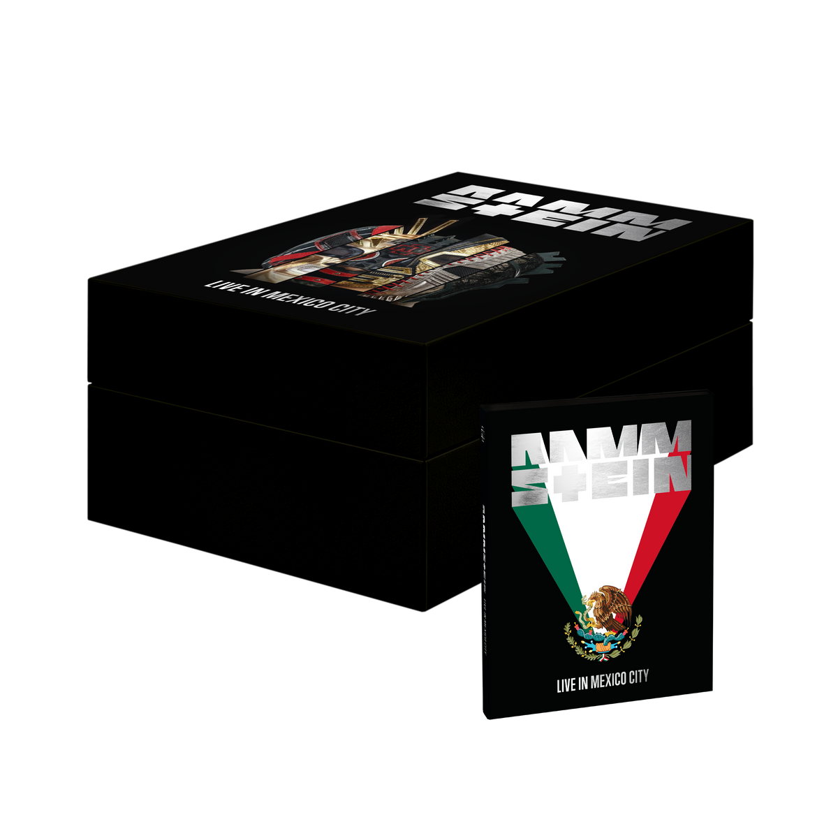 Rammstein Live in Mexico City Ltd. Lucha Libre Head & Mask Edition Box Set 460513