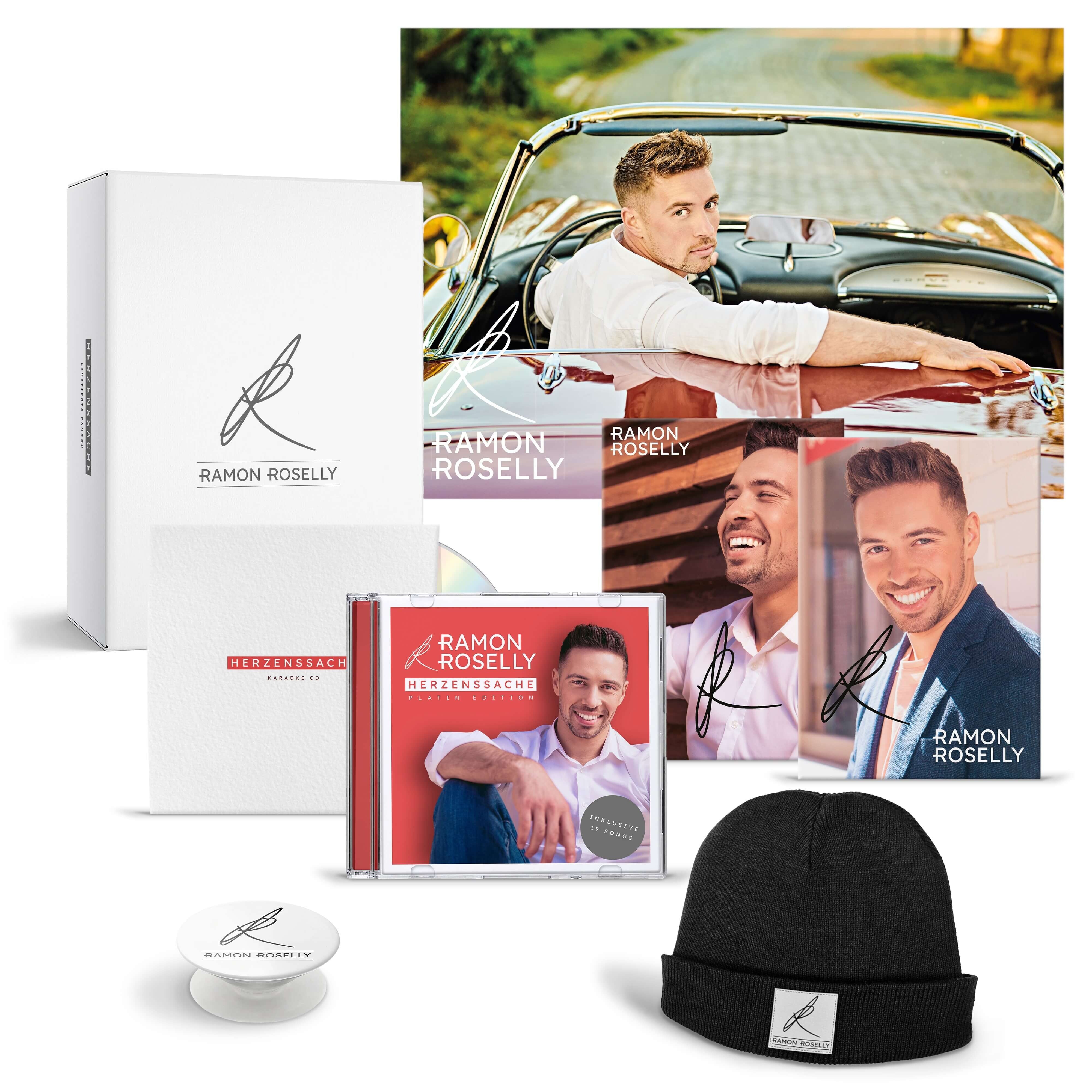 Ramon Roselly Herzenssache (Platin Edition Ltd. Fan Box + exklusive, handsignierte Autogrammkarte) Box 15591