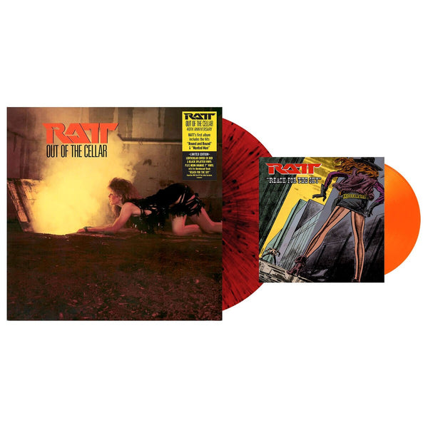 Ratt - Out Of The Cellar 40th Ann red & black Splatter LP (Vinyl)