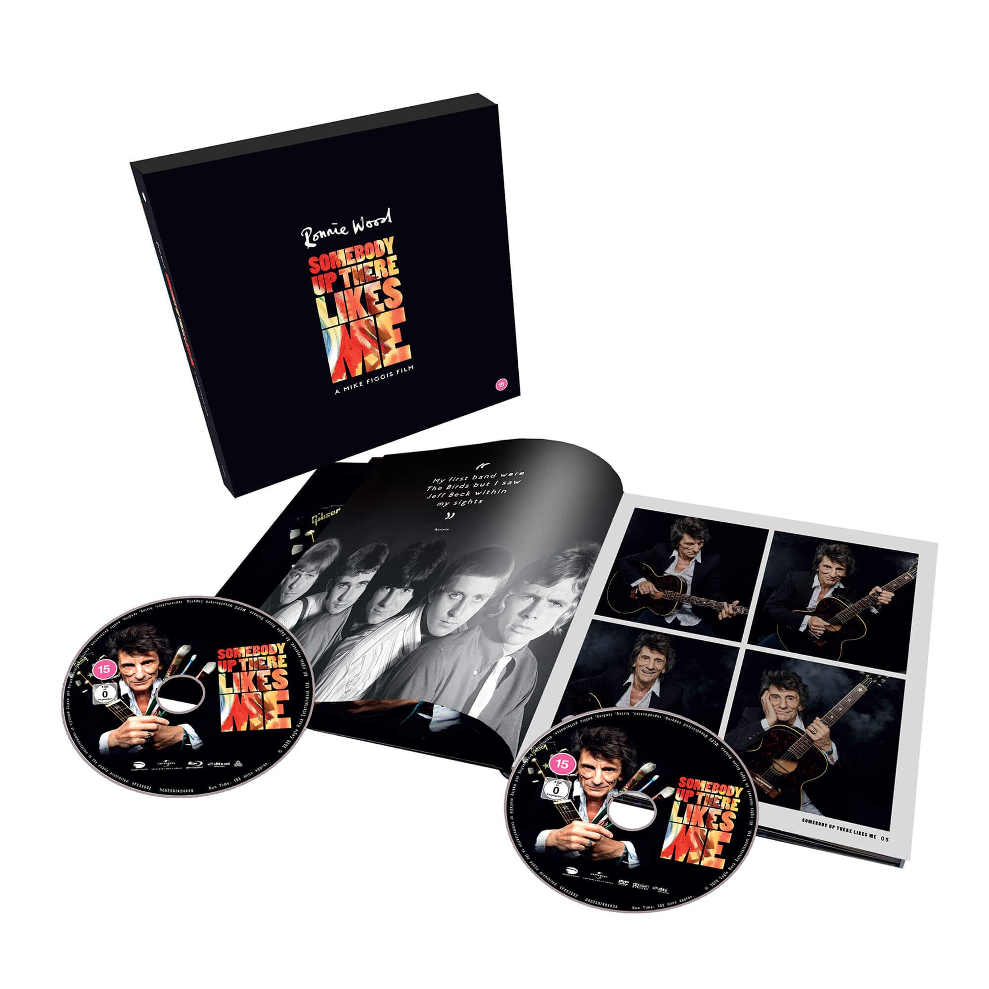 Ronnie Wood Somebody Up There Likes Me (Ltd. Hardback Book - DVD+BD) DVD+BD 162654