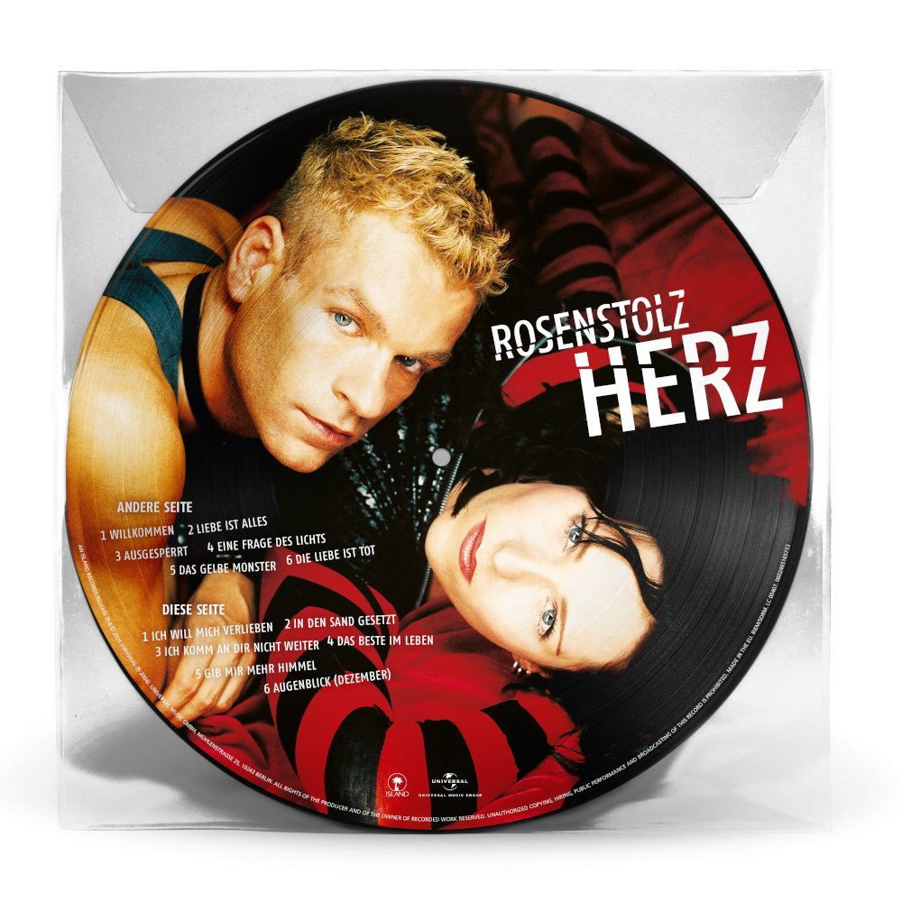 Rosenstolz Herz (20th Anniversary Edition) LP - Limited Exclusive Picture Disc Vinyl 348389