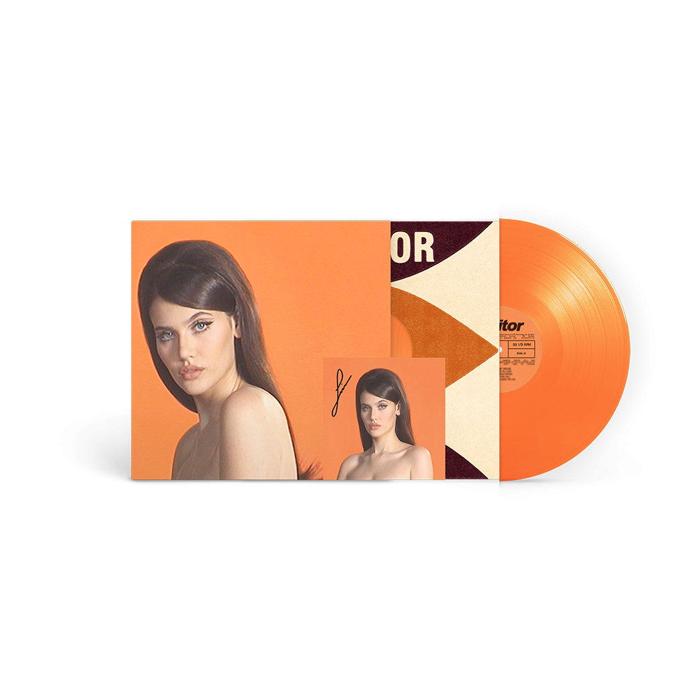 SIENNA SPIRO Visitor Store Exclusive Orange Vinyl + Signed Art Card 447198