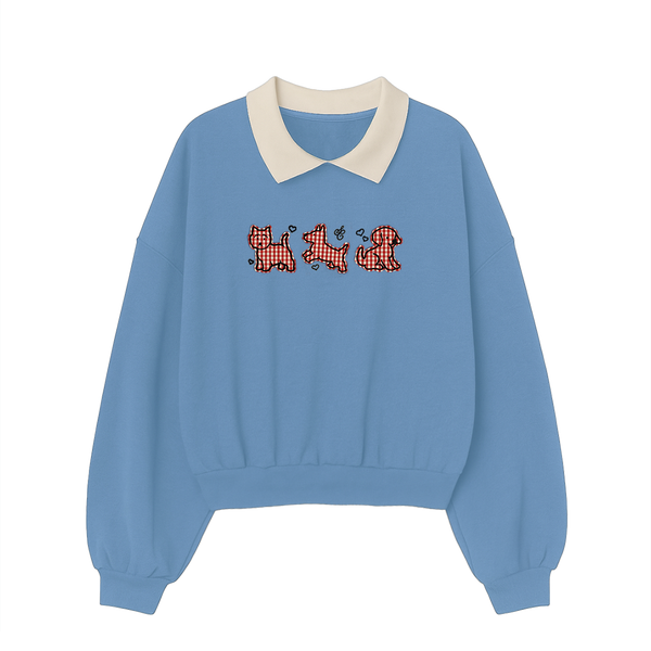 Sabrina Carpenter - Man's Best Friend Collared Fleece Long Sleeve (Sweater)