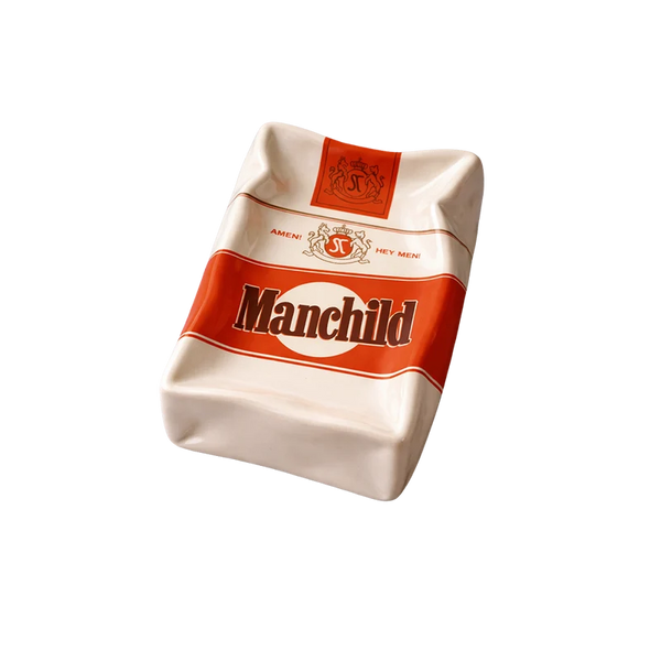 Sabrina Carpenter - Manchild Crushed Cigarette Box Ceramic Tray (Ashtray)