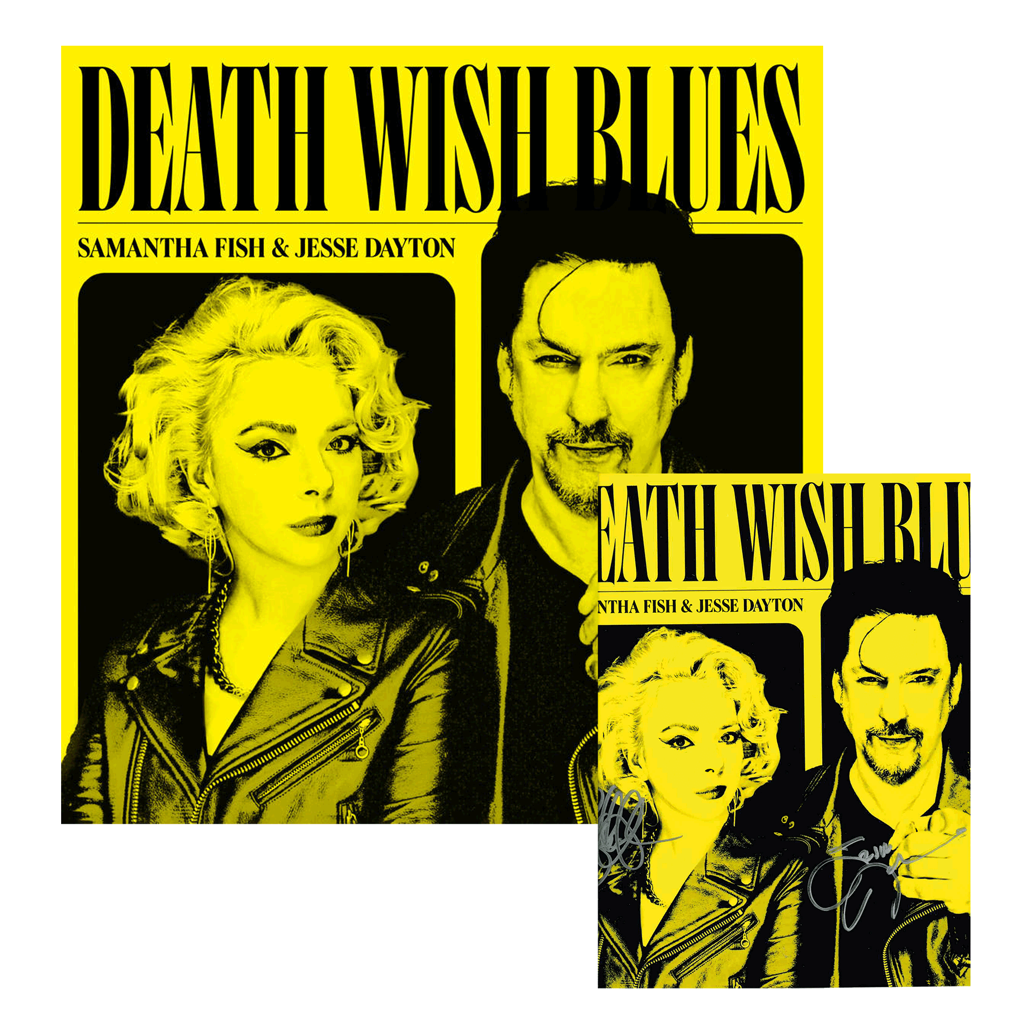Samantha Fish, Jesse Dayton Death Wish Blues Vinyl + signed Card 293799