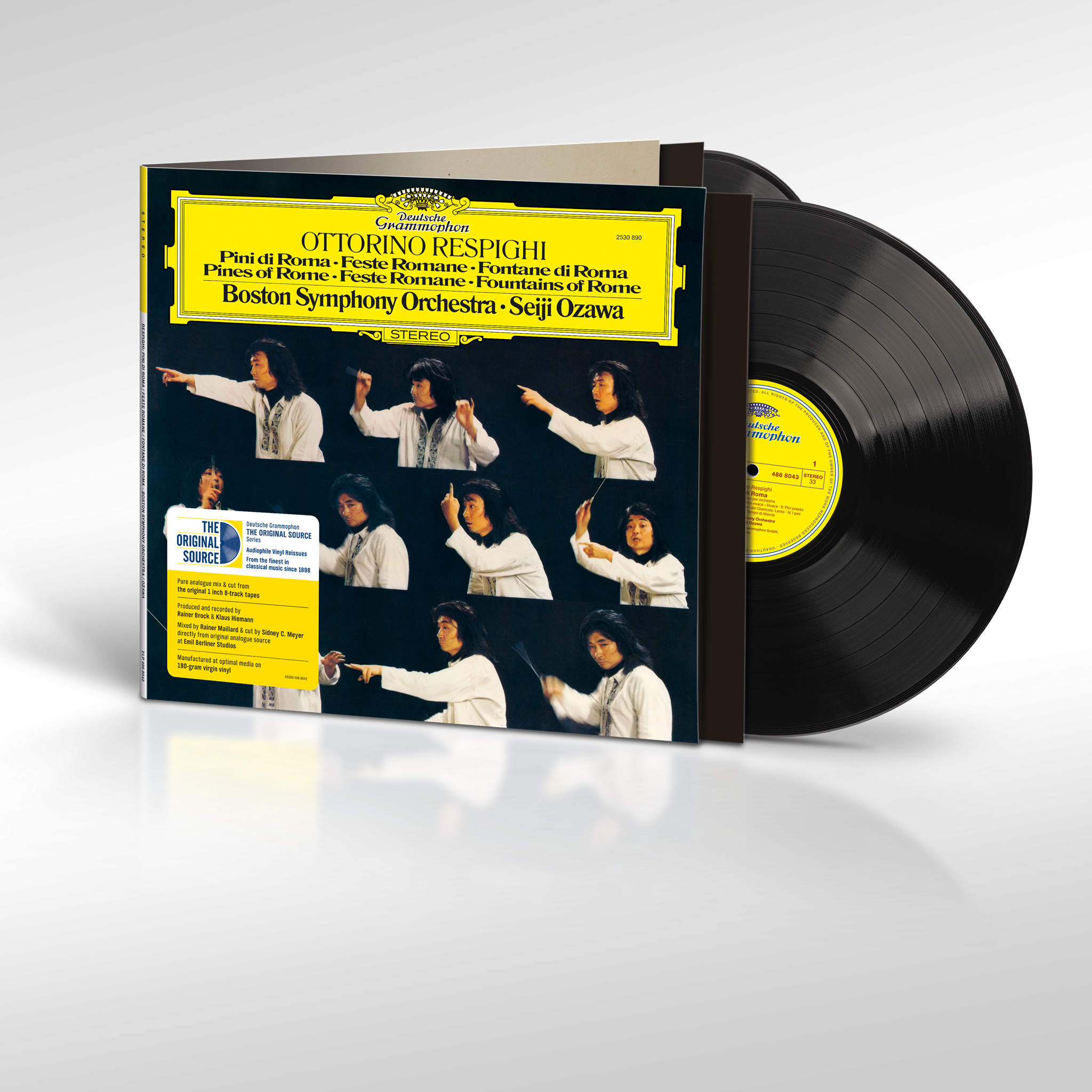 Seiji Ozawa & Boston Symphony Orchestra Respighi: Pini Di Roma - Feste Romane - Fontane Di Roma (Original Source Series) 2LP 428616
