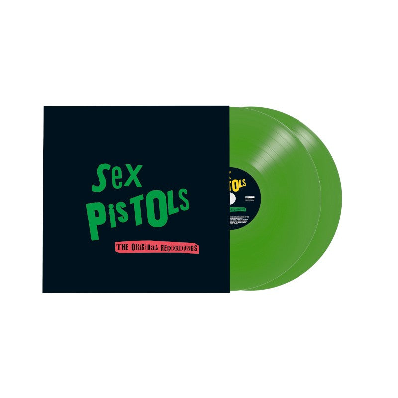 Sex Pistols The Original Recordings Exclusive Transparent Green Vinyl 2LP + T-Shirt 39293