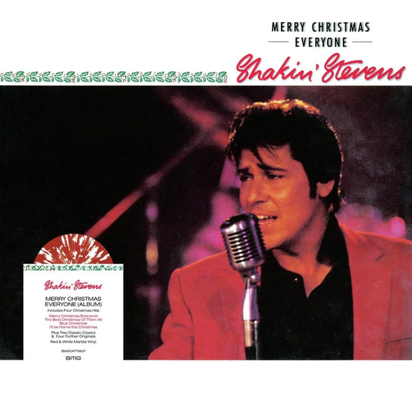 Shakin' Stevens - Merry Christmas Everyone(Red &White marbled Vinyl) (Vinyl)