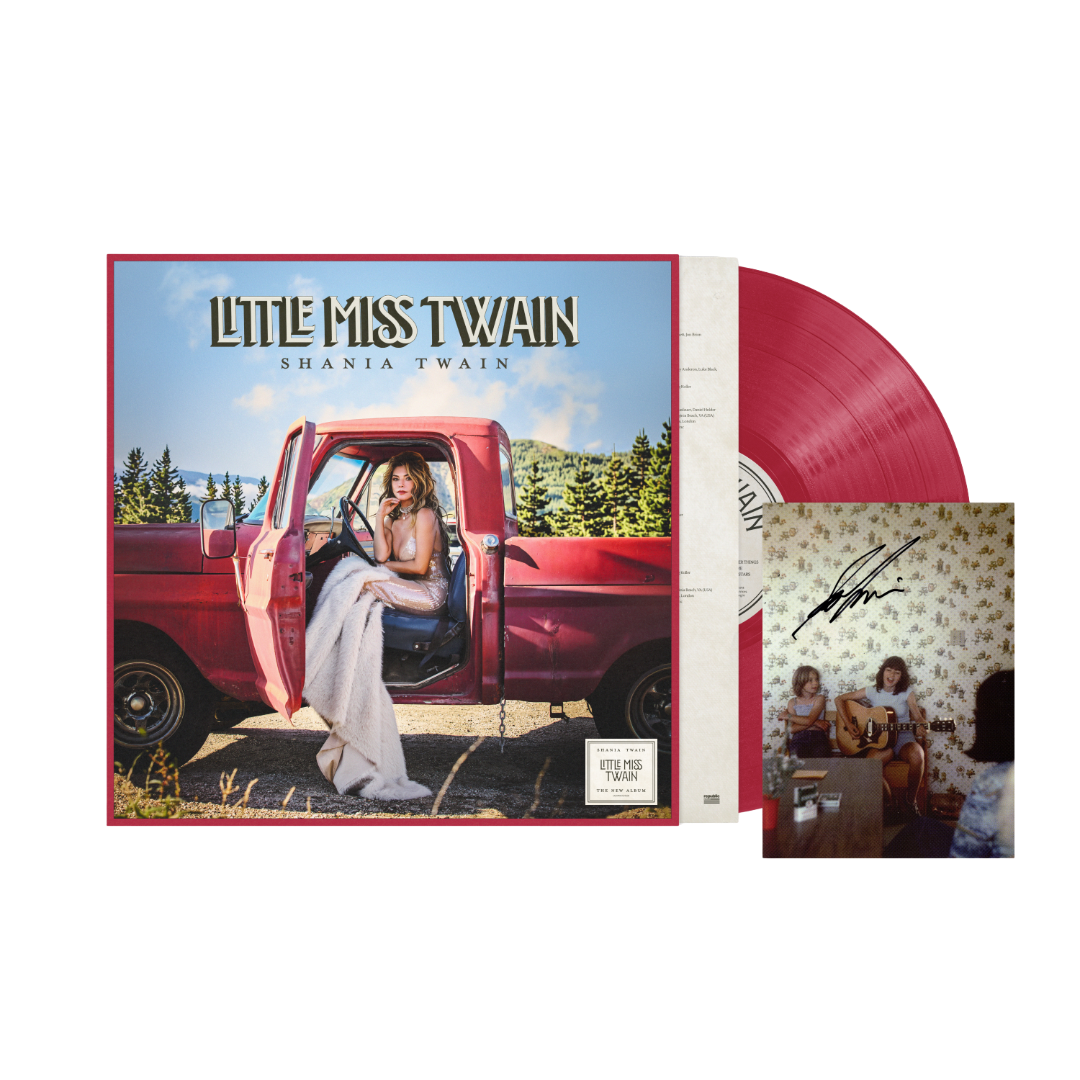 Shania Twain Little Miss Twain Rosie Red Vinyl + Signed Insert 446928