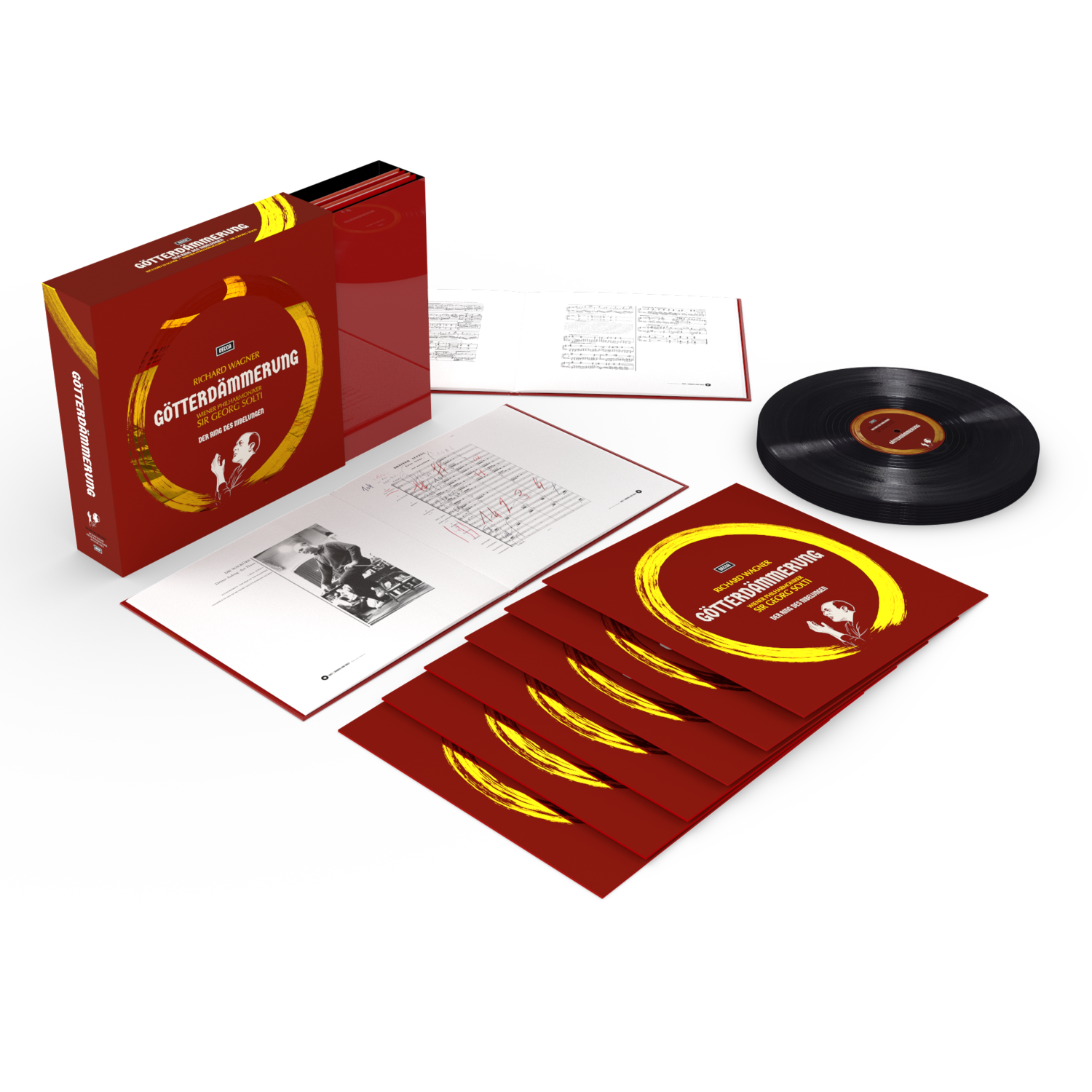 Sir Georg Solti, Wiener Philharmoniker Richard Wagner: Götterdämmerung Limitierte Deluxe 6-LP-Edition 252534
