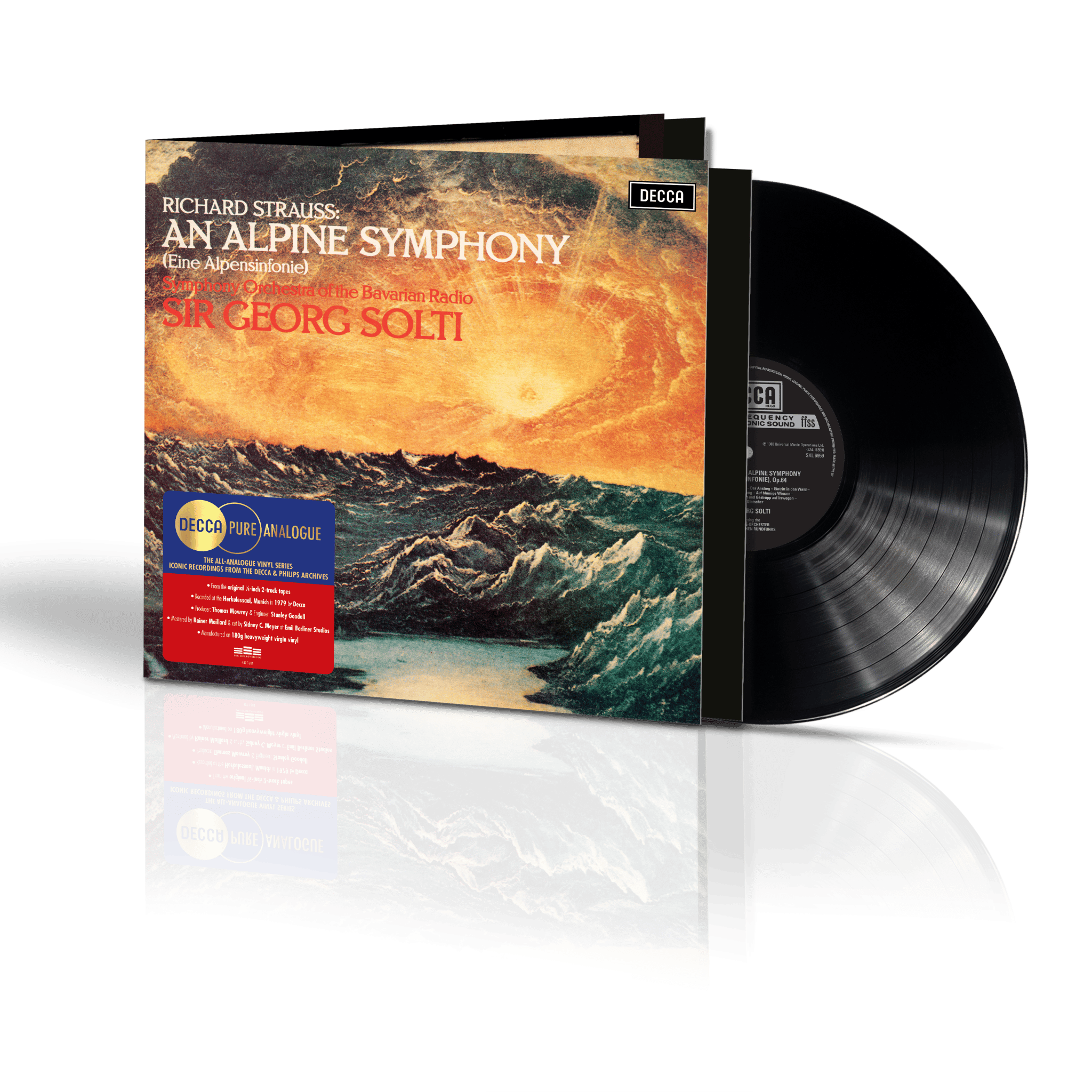 Sir George Solti & Symphonieorchester des Bayerischen Rundfunks R. Strauss: Eine Alpensinfonie LP 437179