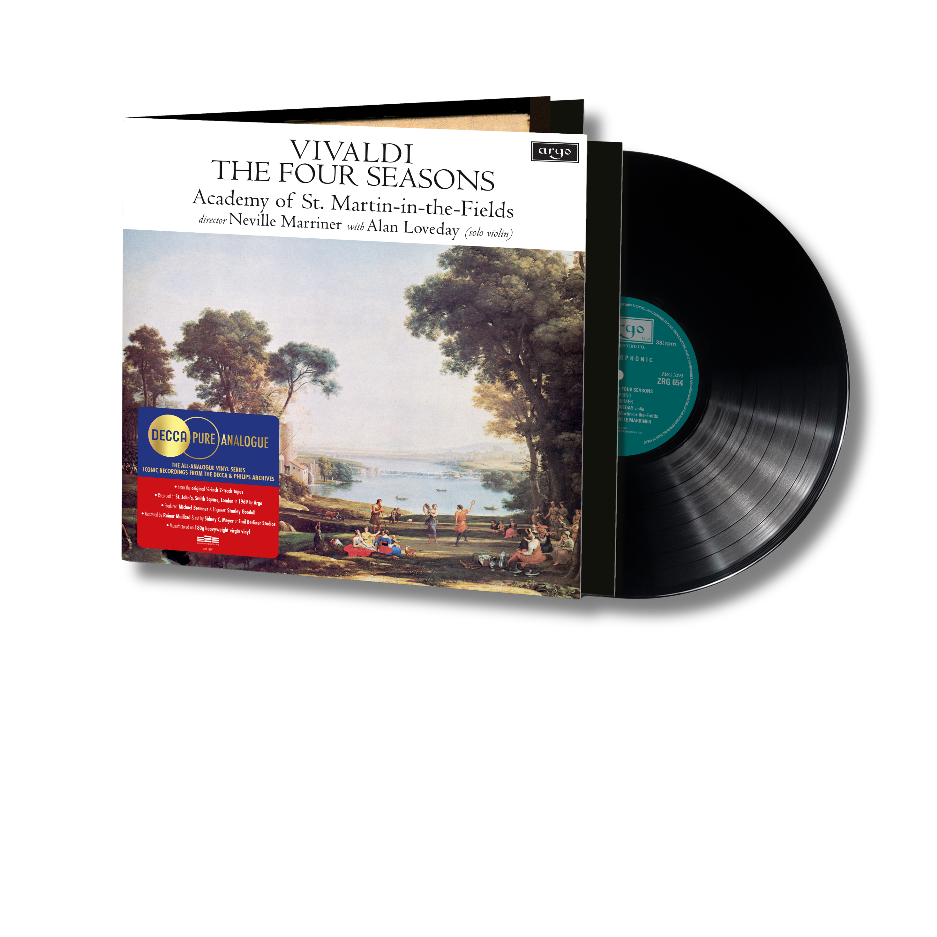 Sir Neville Marriner, Alan Loveday & Academy of St Martin in the Fields Vivaldi: Die vier Jahreszeiten Decca Pure Analogue 451276