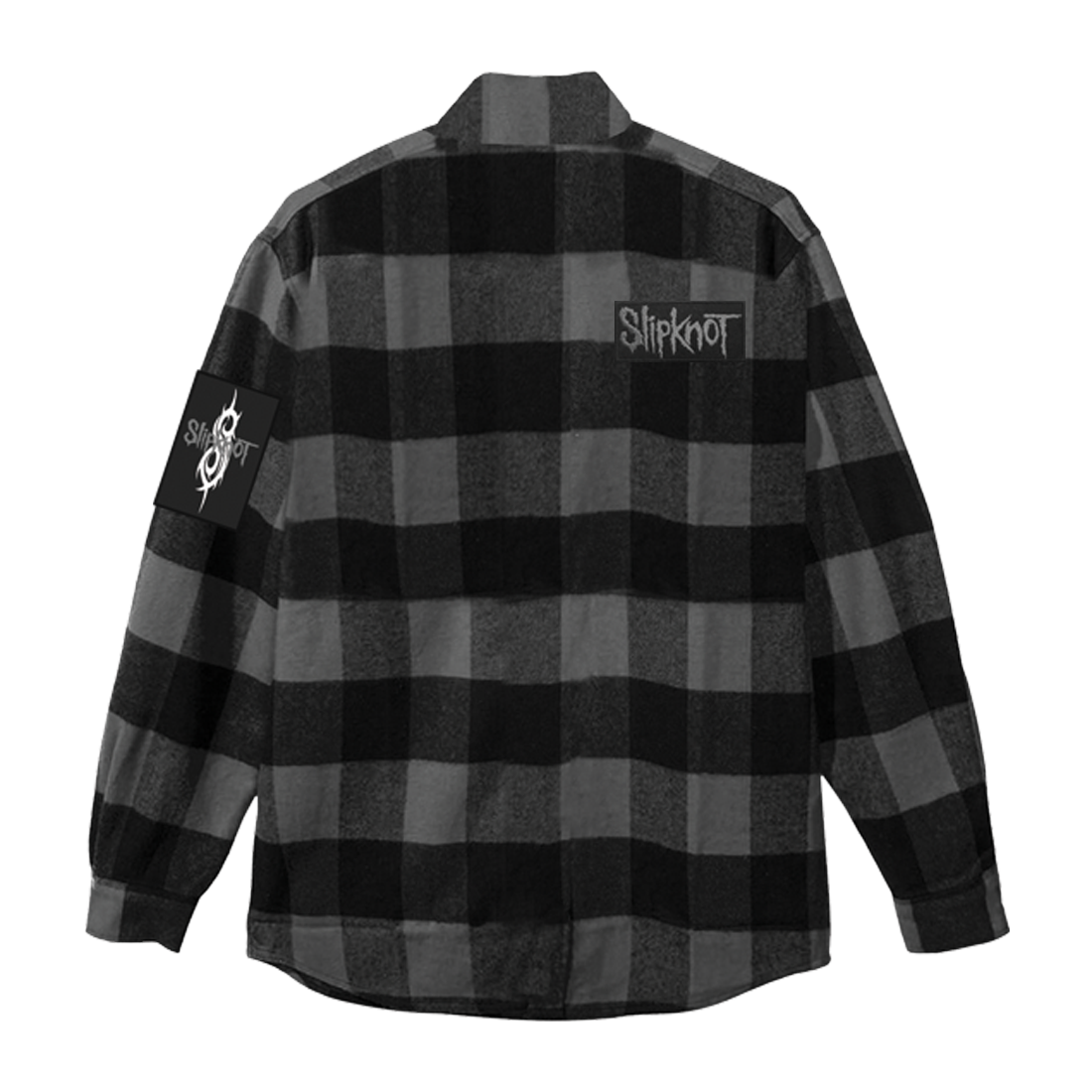 Slipknot Gray Logo Flannel 256916